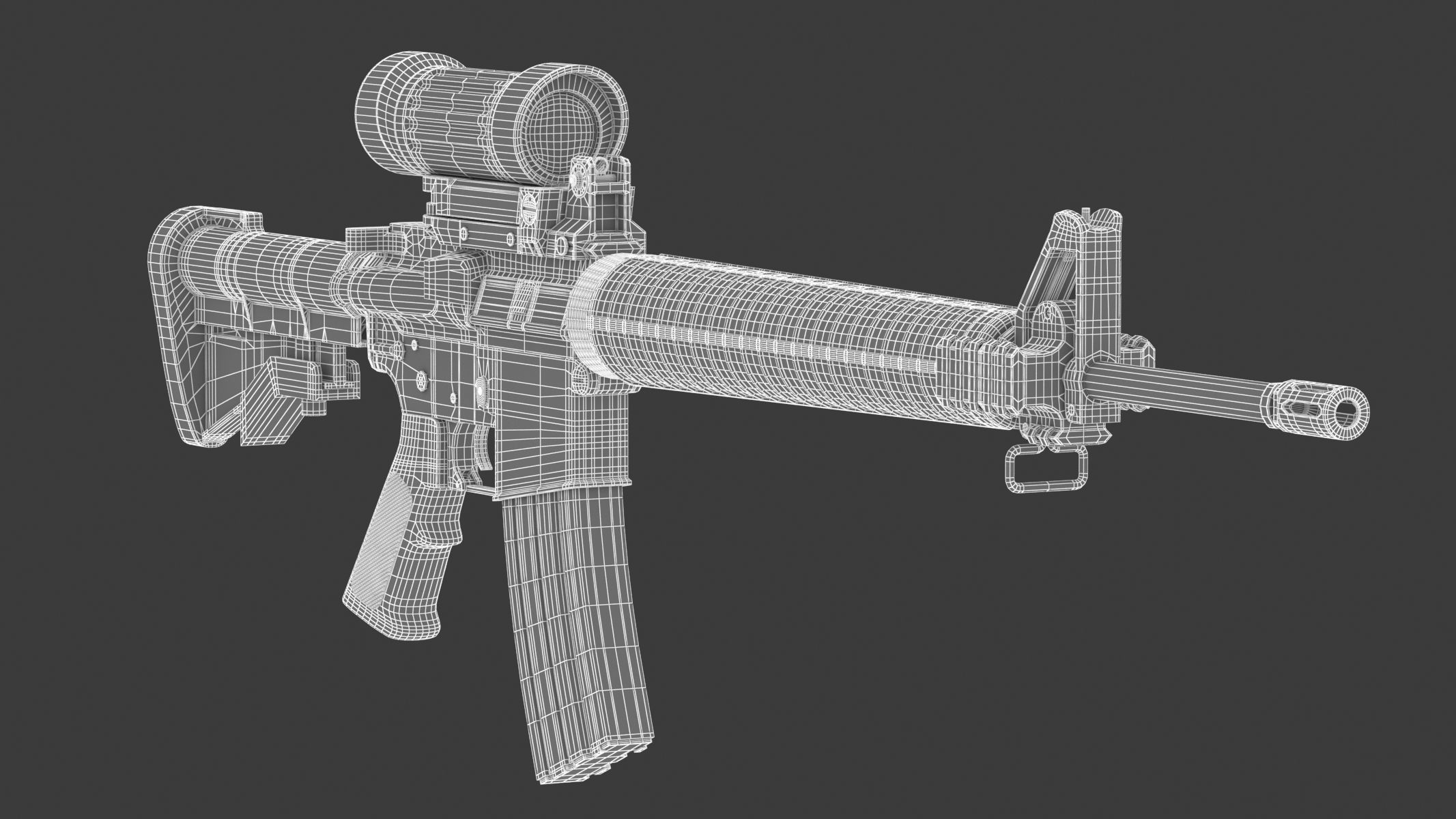 Colt Canada C7A2 3D model_13