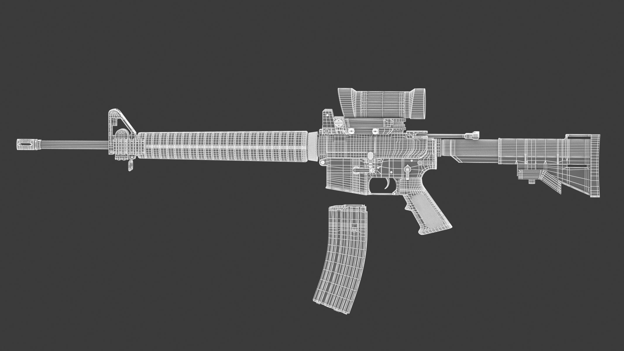 Colt Canada C7A2 3D model_14