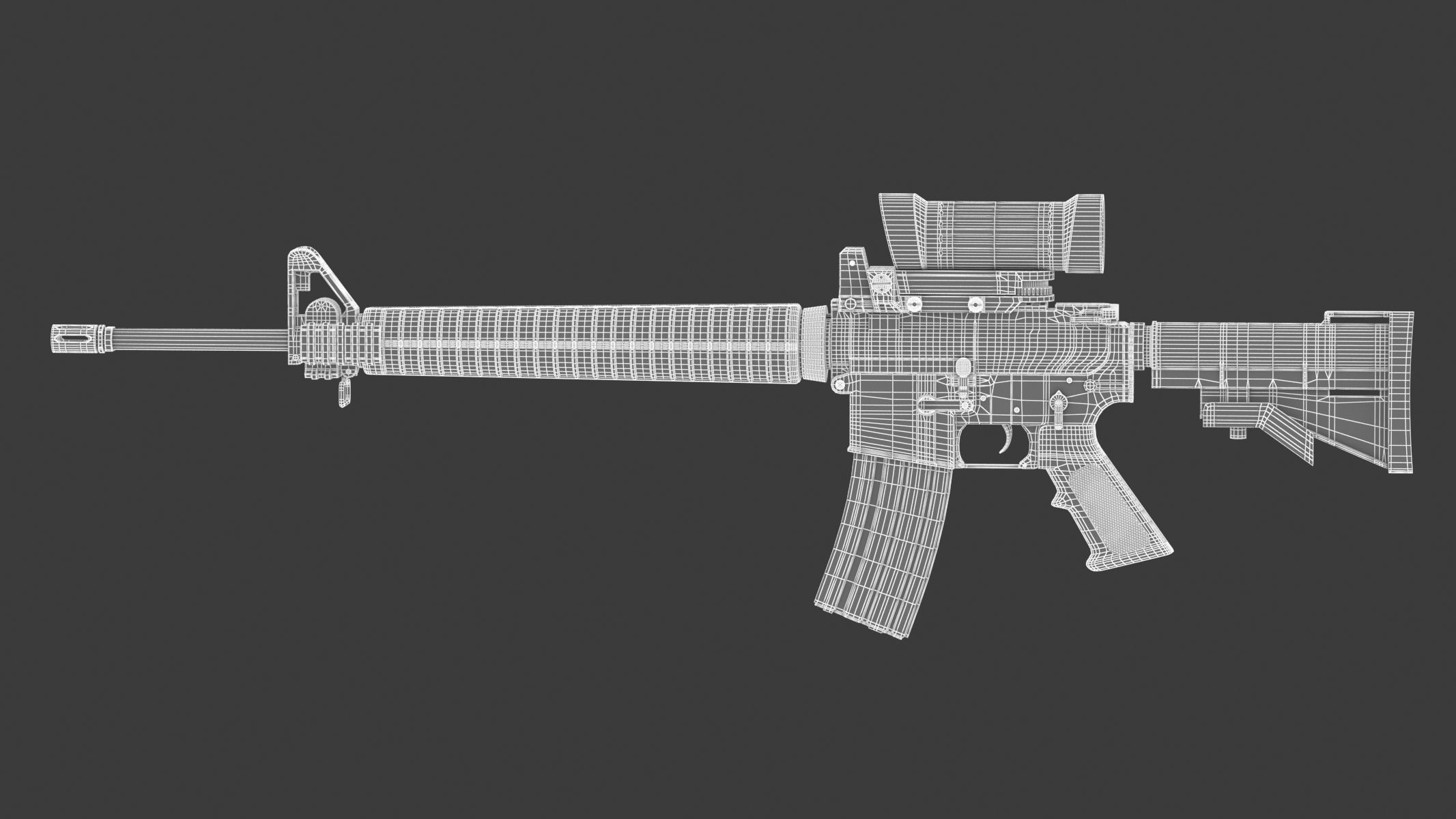 Colt Canada C7A2 3D model_11