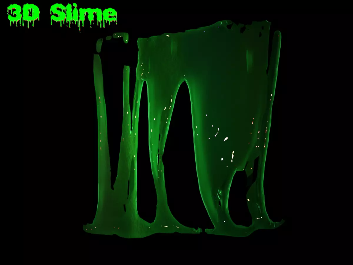 3D Slime Set 23 3D model