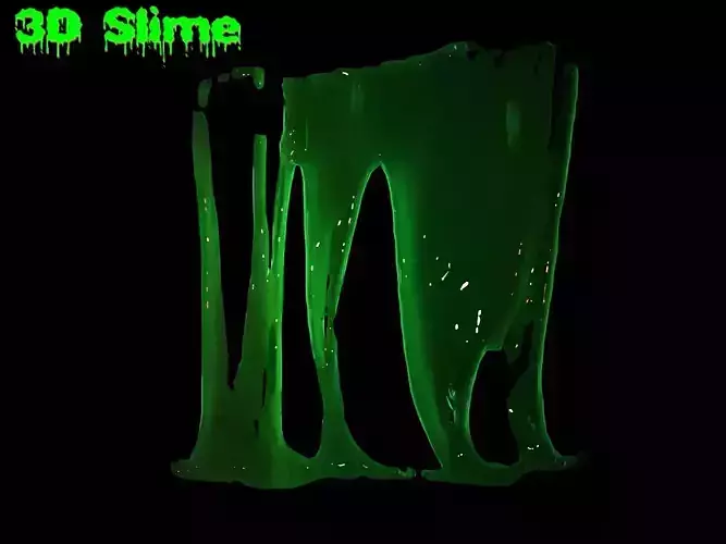 3D Slime Set 23 3D model