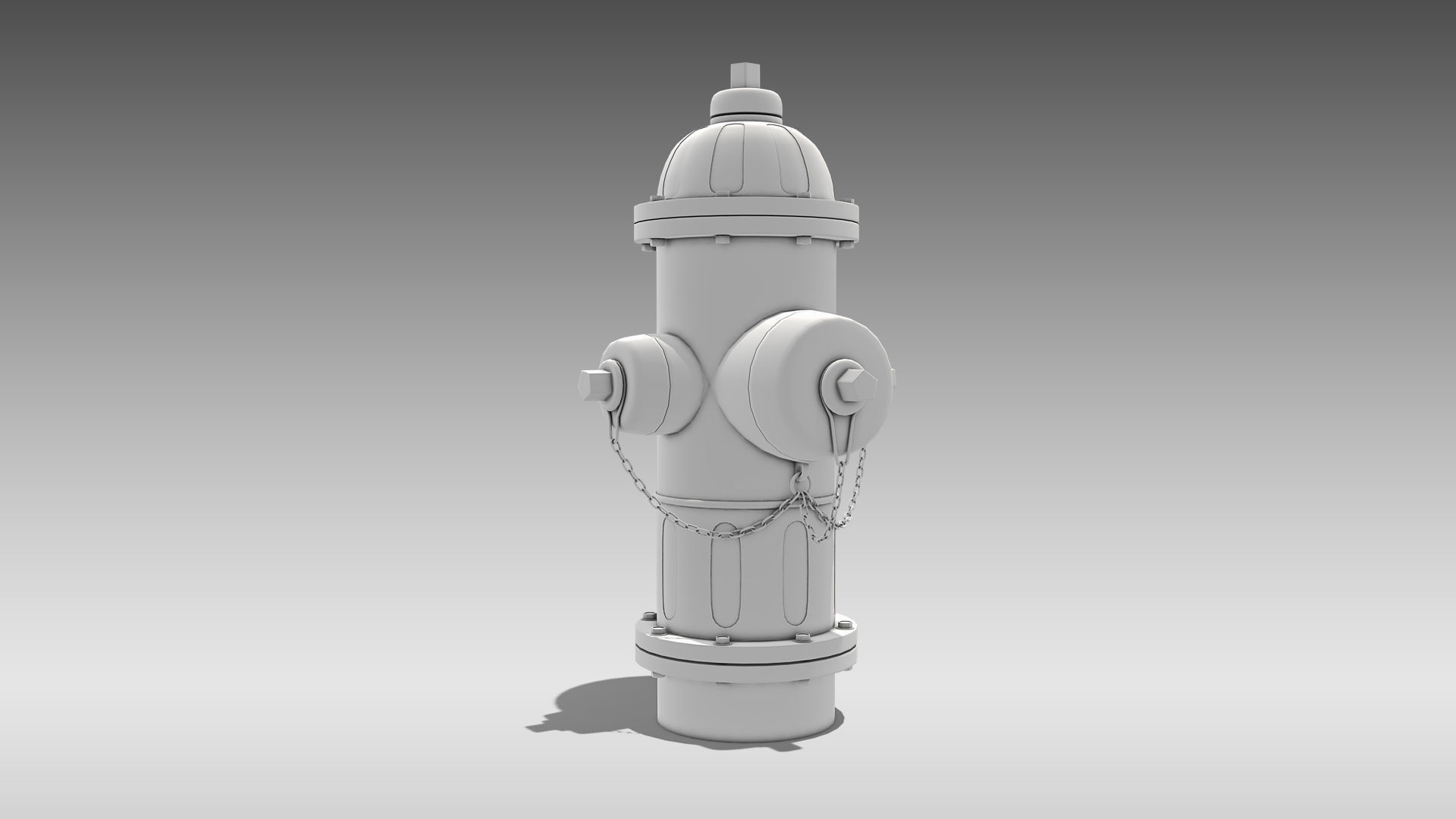Fire Hydrant 3D model_12