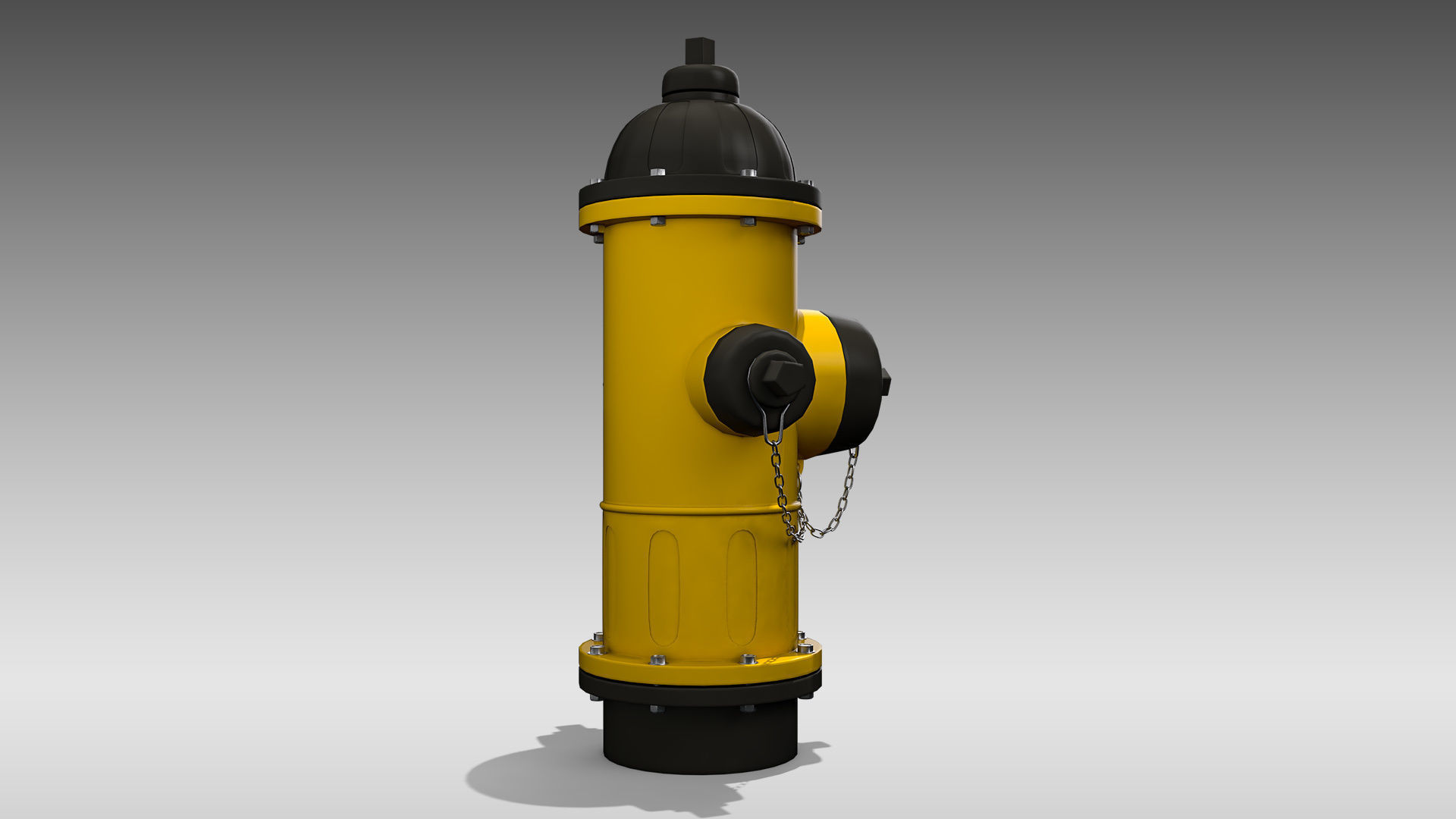Fire Hydrant 3D model_4