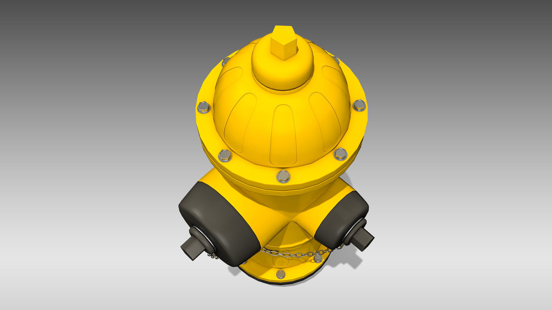 Fire Hydrant 3D model_6