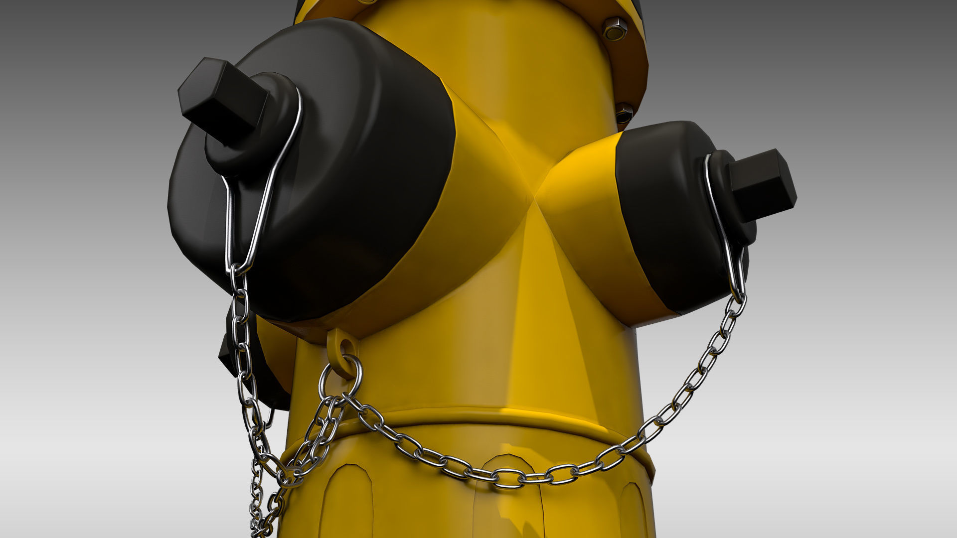Fire Hydrant 3D model_8