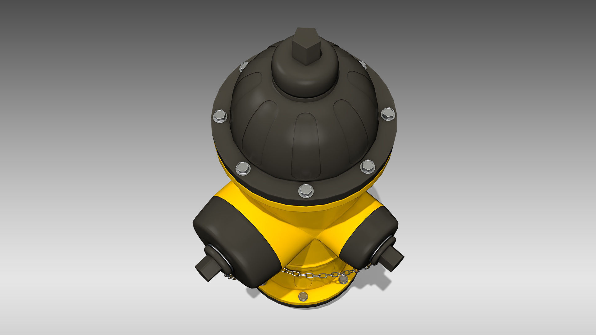 Fire Hydrant 3D model_7