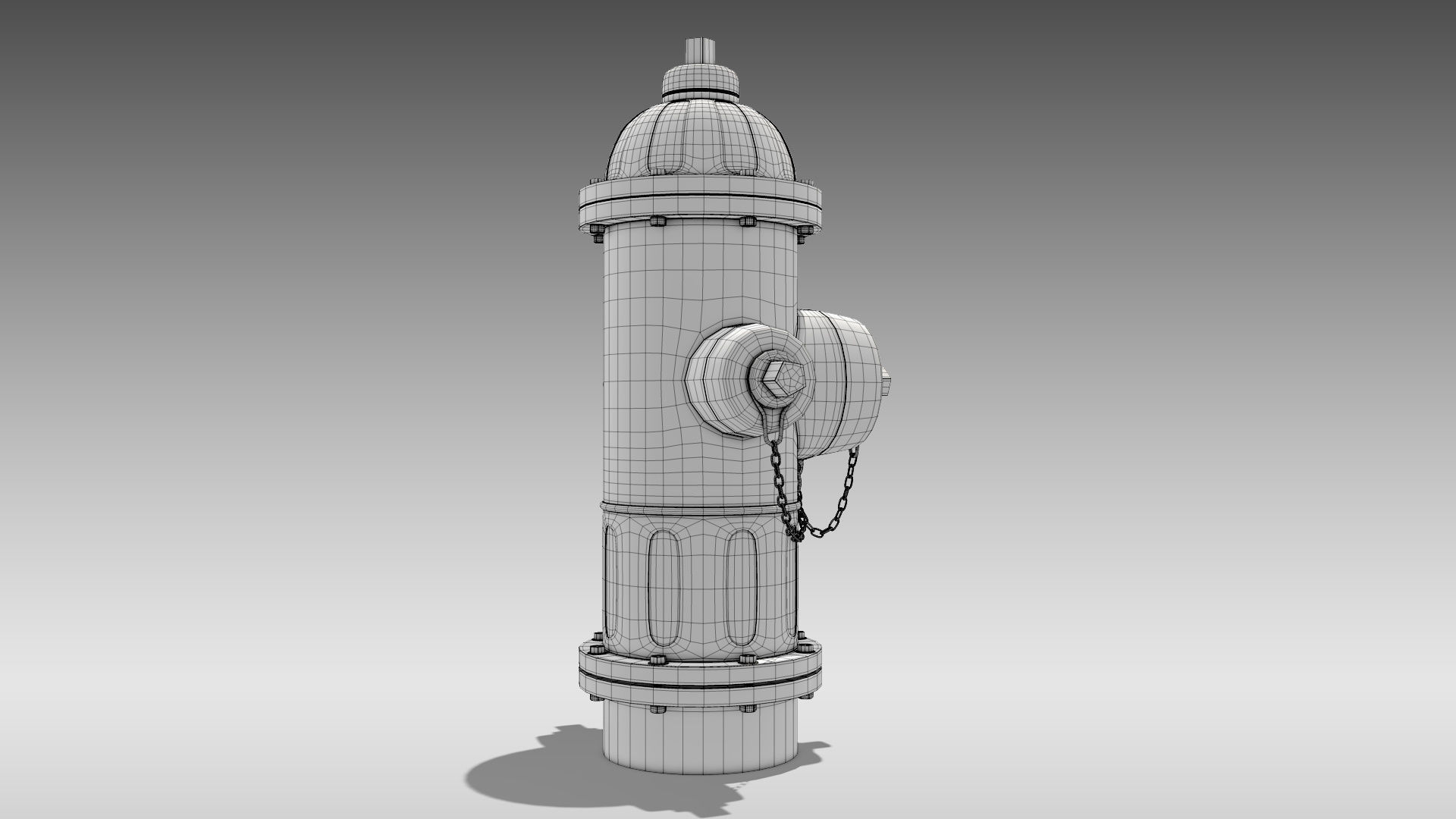 Fire Hydrant 3D model_14