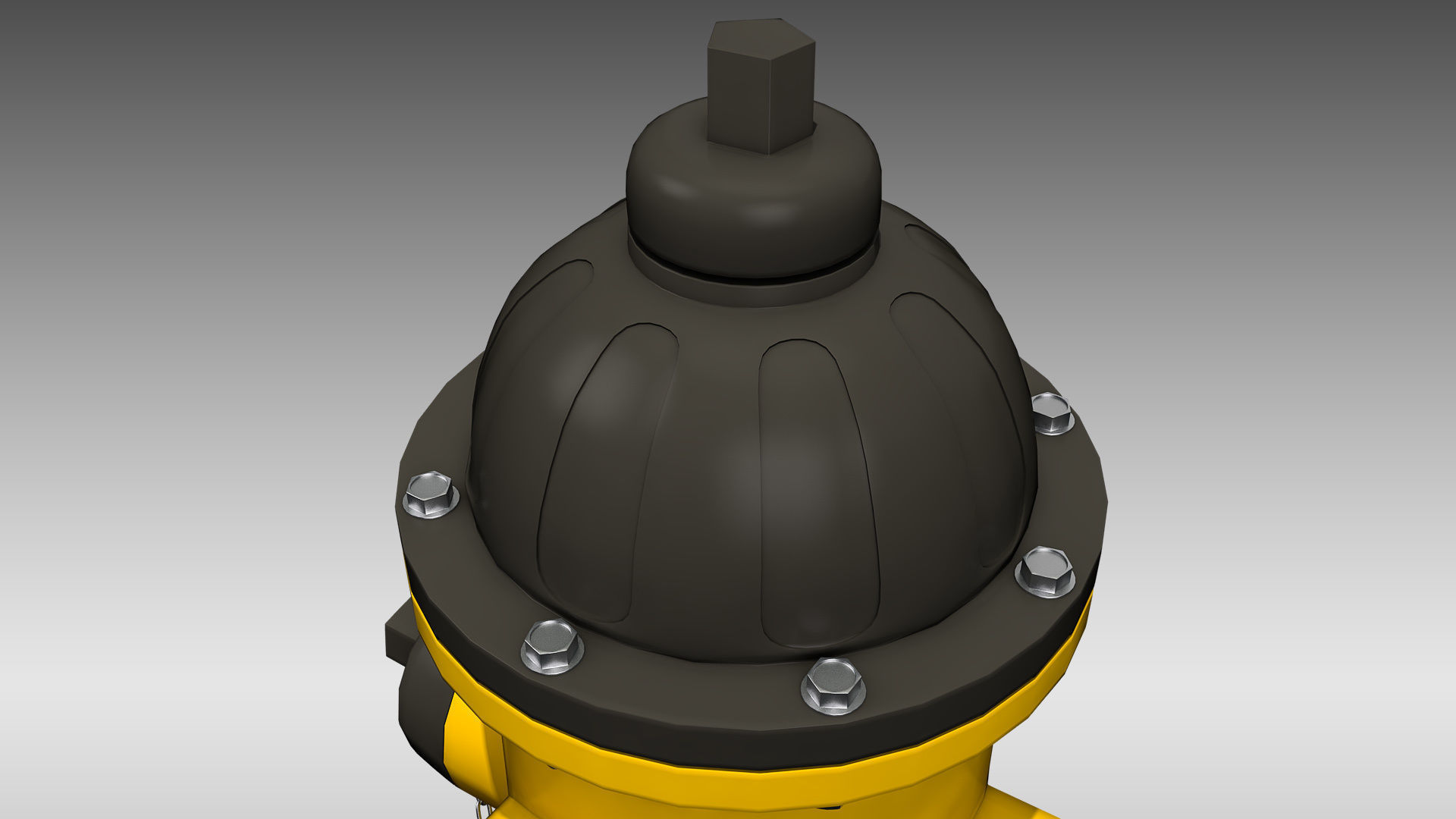 Fire Hydrant 3D model_9