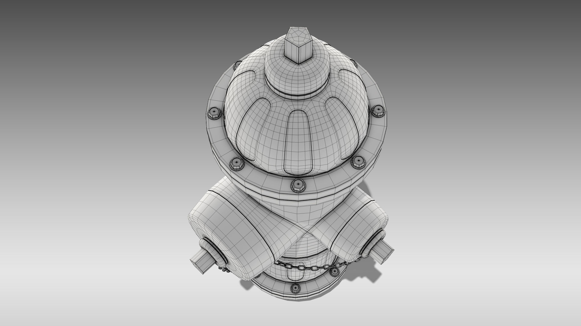 Fire Hydrant 3D model_15
