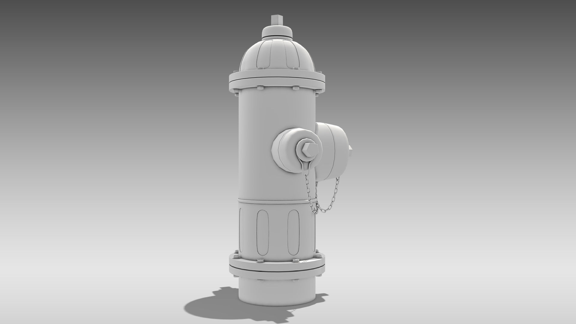 Fire Hydrant 3D model_10
