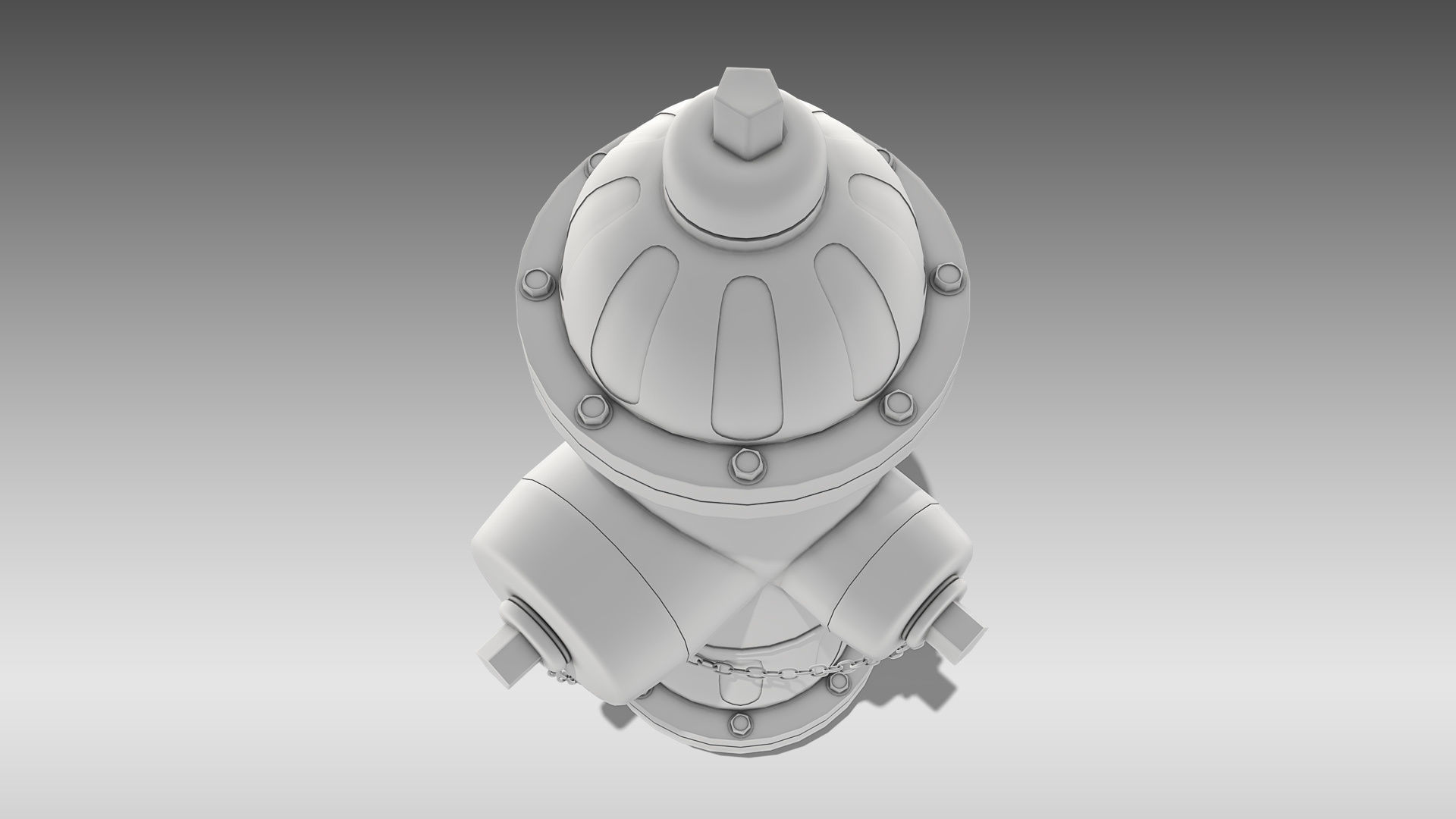Fire Hydrant 3D model_11