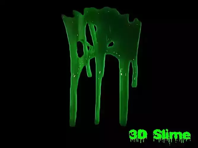 3D Slime Set 27 3D model