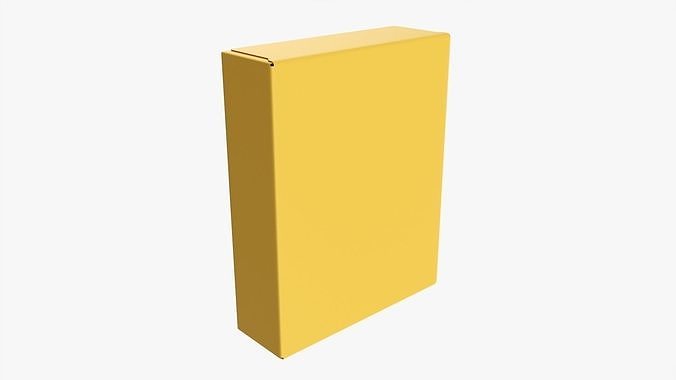 Breakfast cereal box 01 3D model