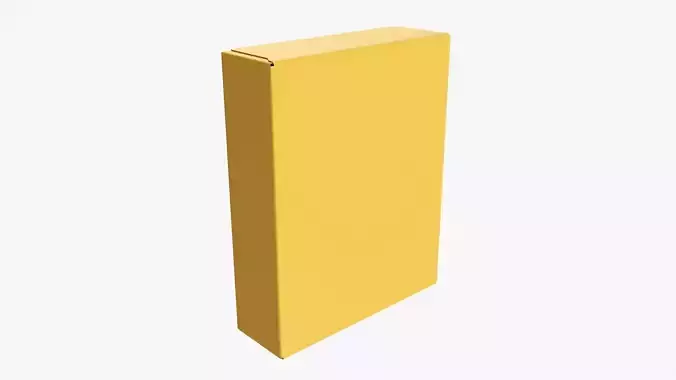 Breakfast cereal box 01 3D model