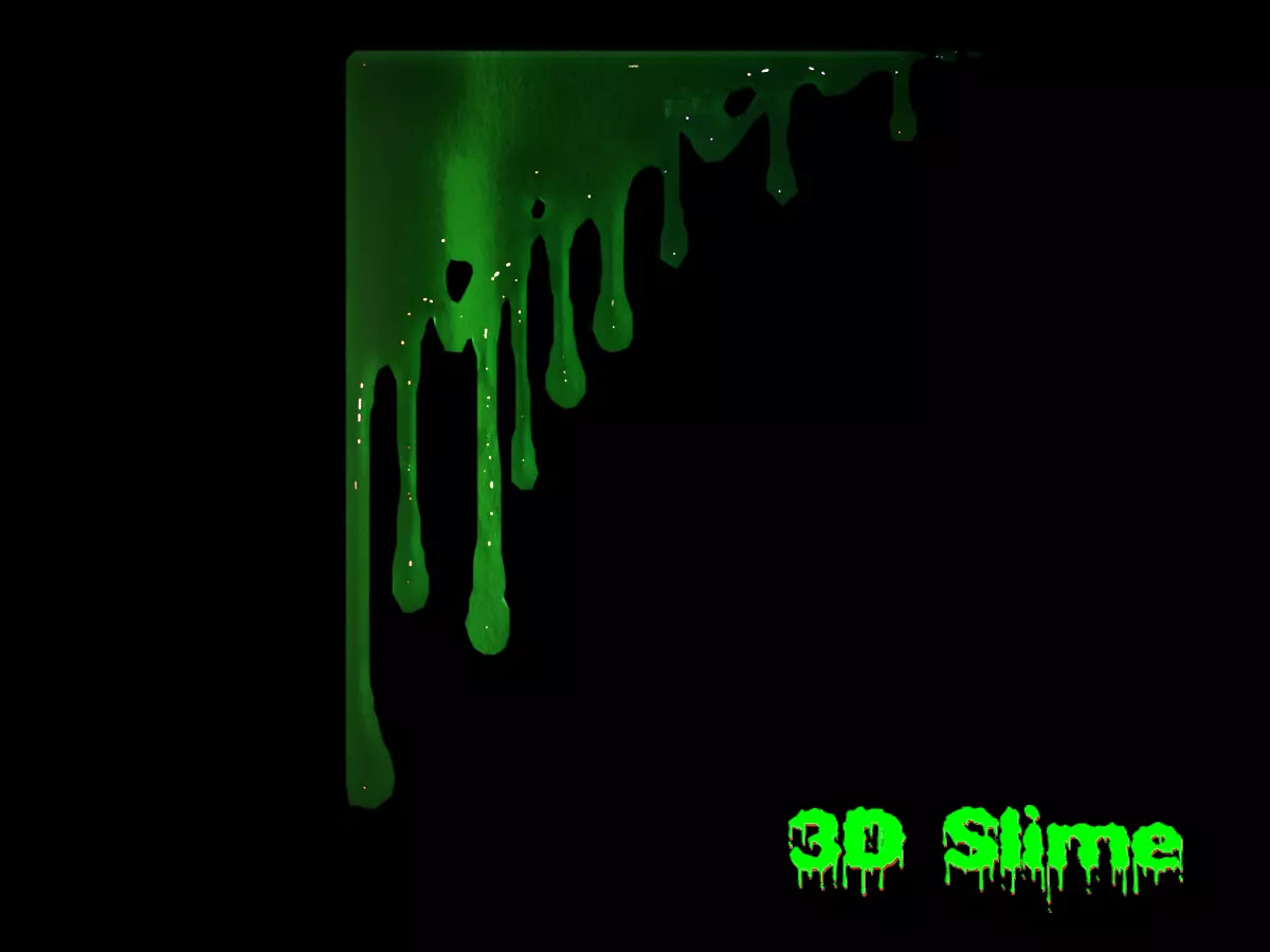 3D Slime Set 30 3D model