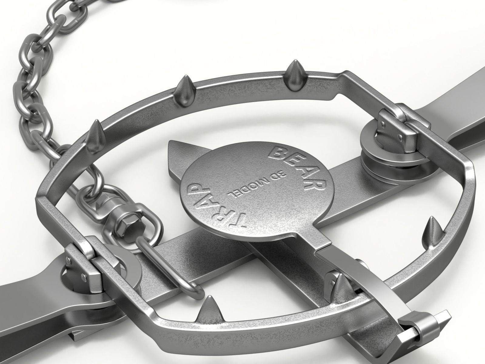 Bear Trap 3D model_4