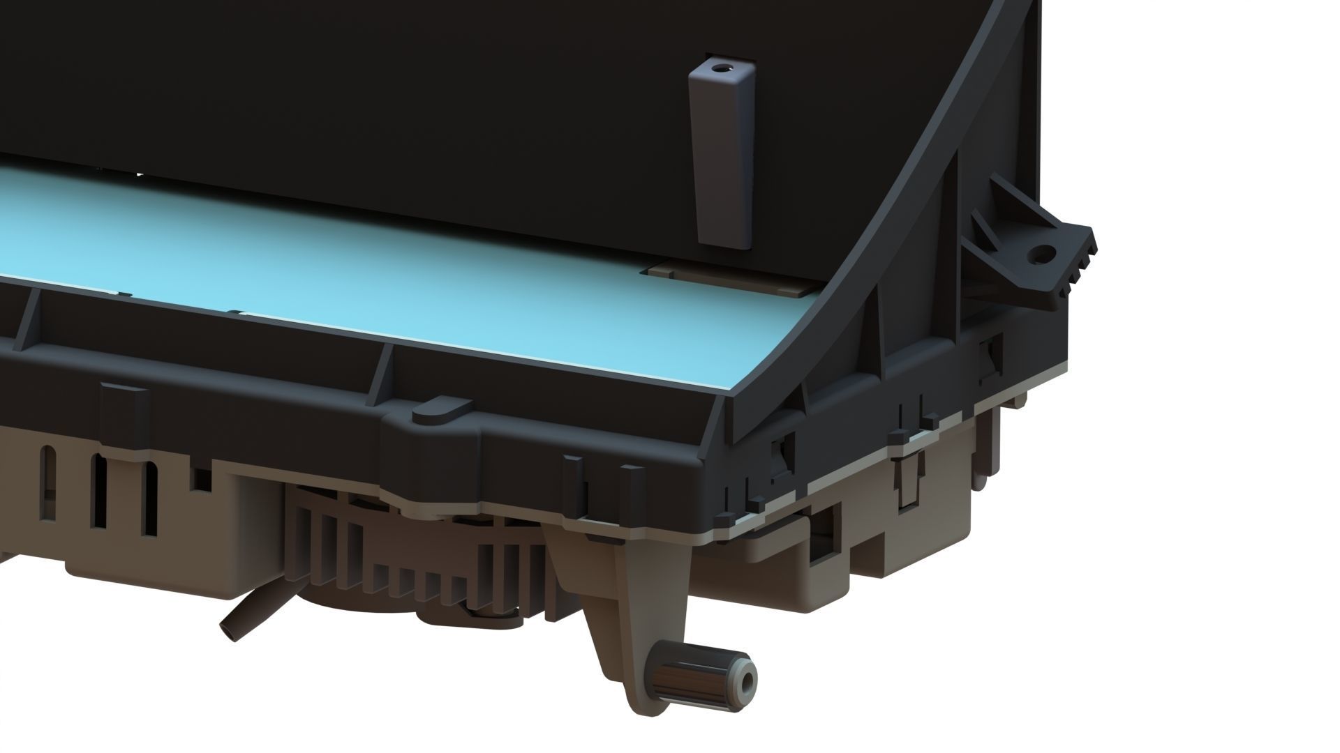 Digifiz Dashboard project 3D print model_7