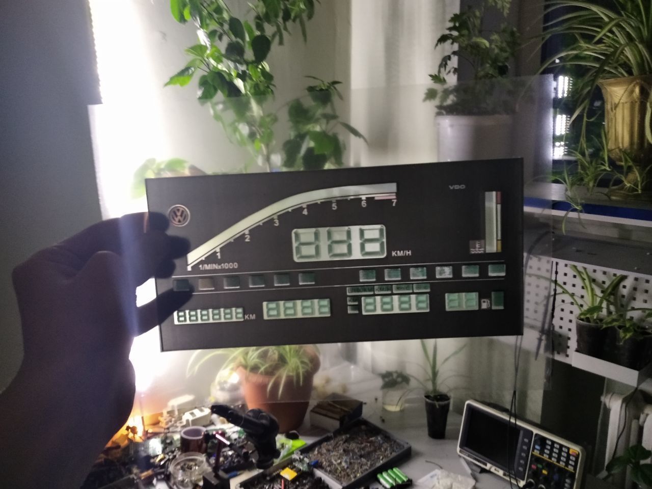 Digifiz Dashboard project 3D print model_29