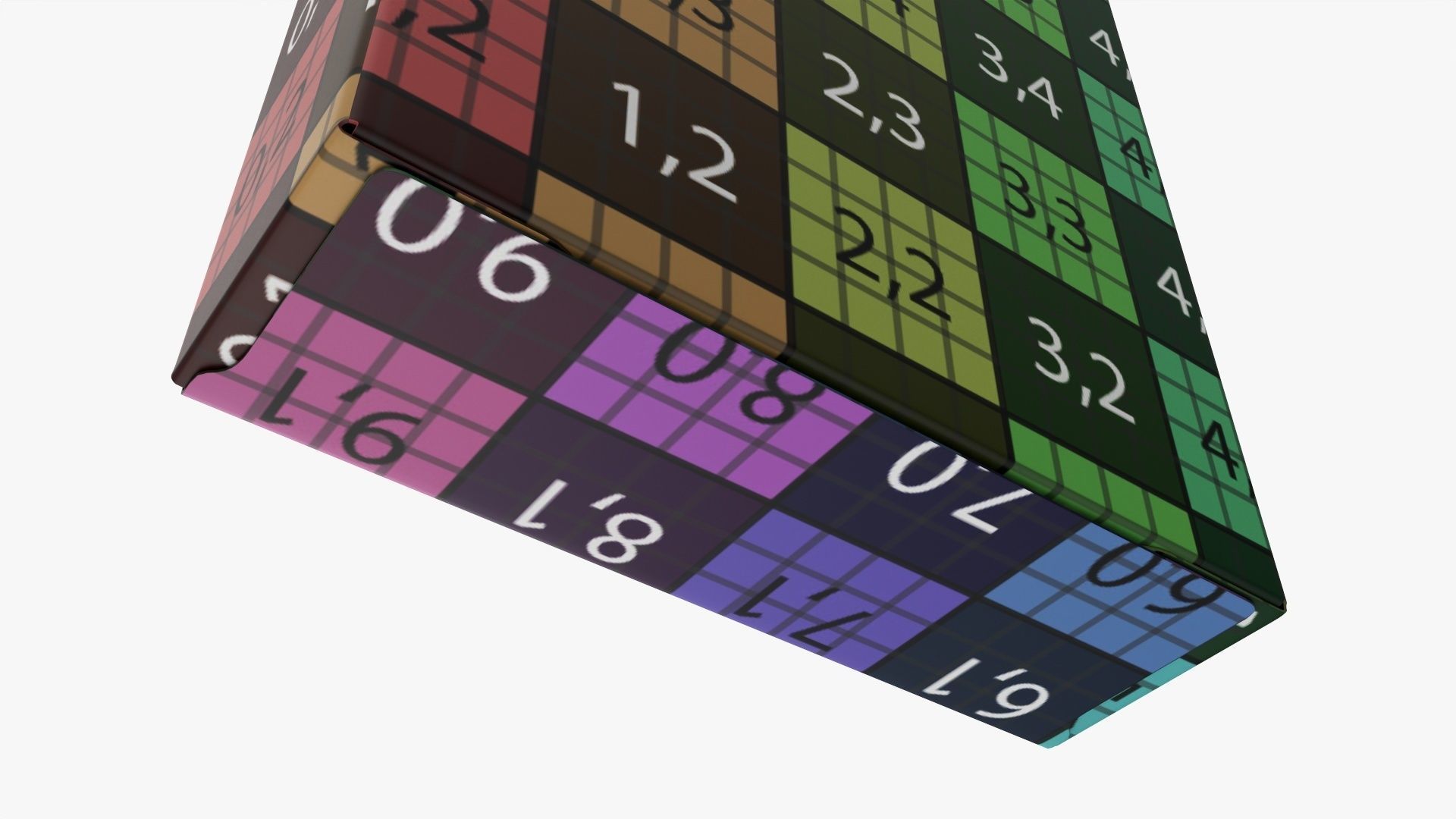 Breakfast cereal box 02 3D model_14