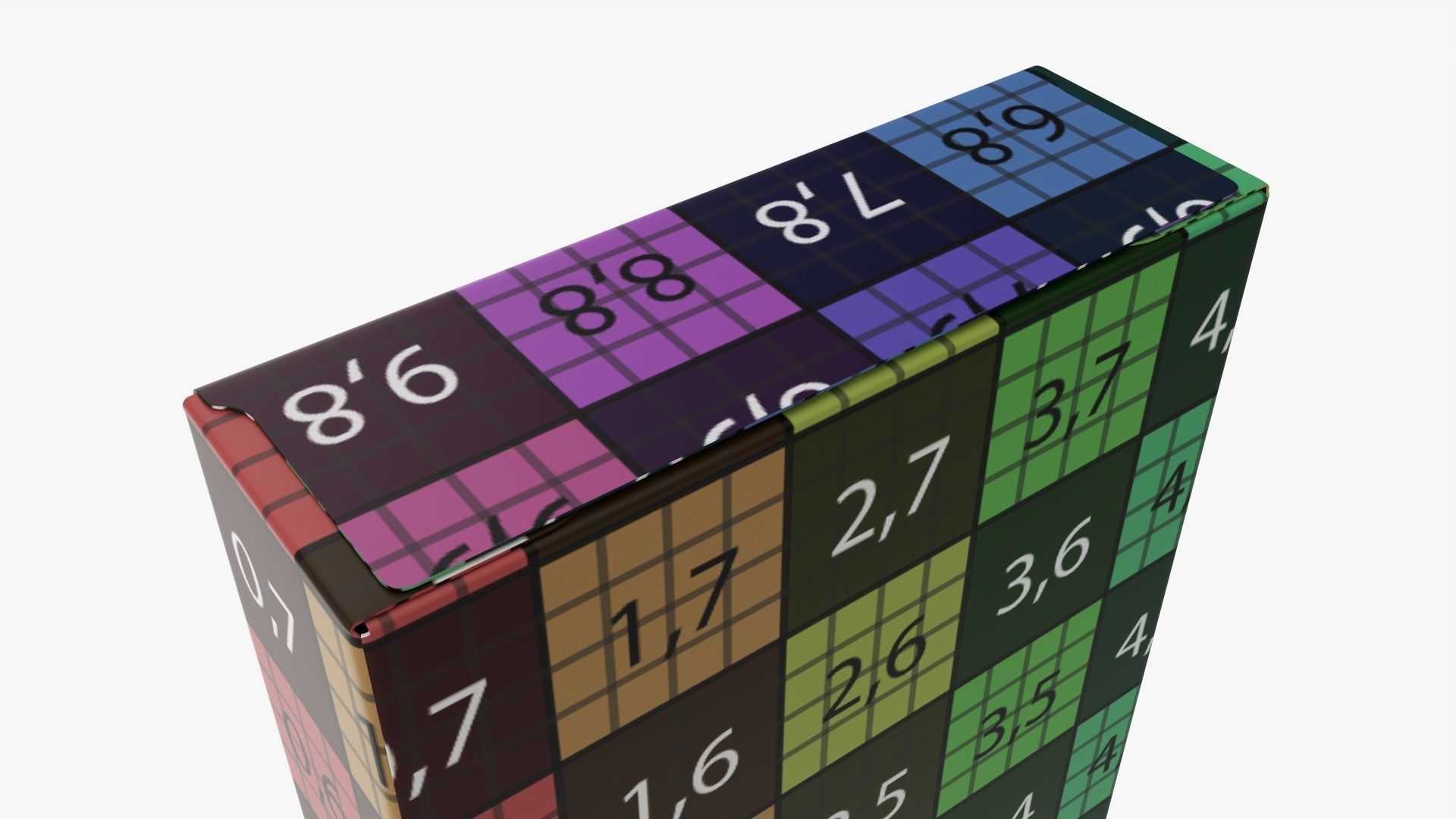 Breakfast cereal box 02 3D model_13