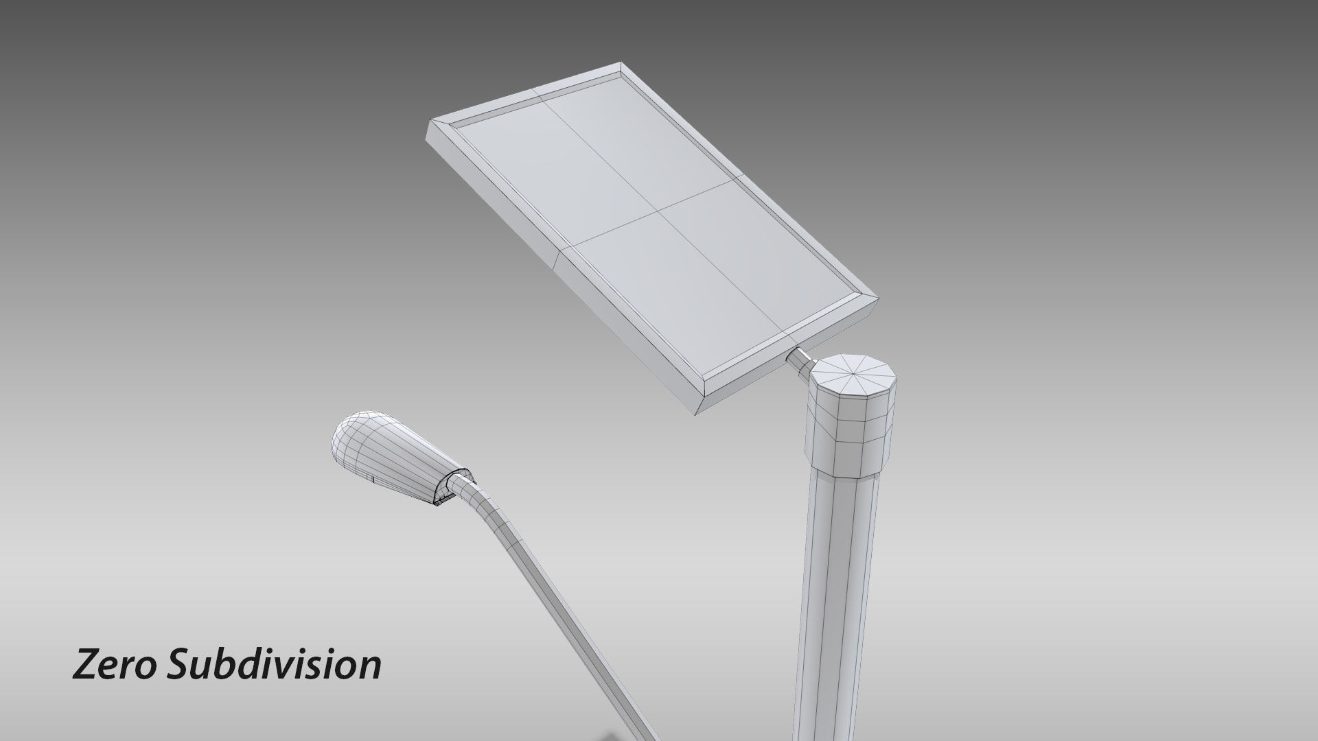 Intersection Traffic Light and Camera 3D model_21
