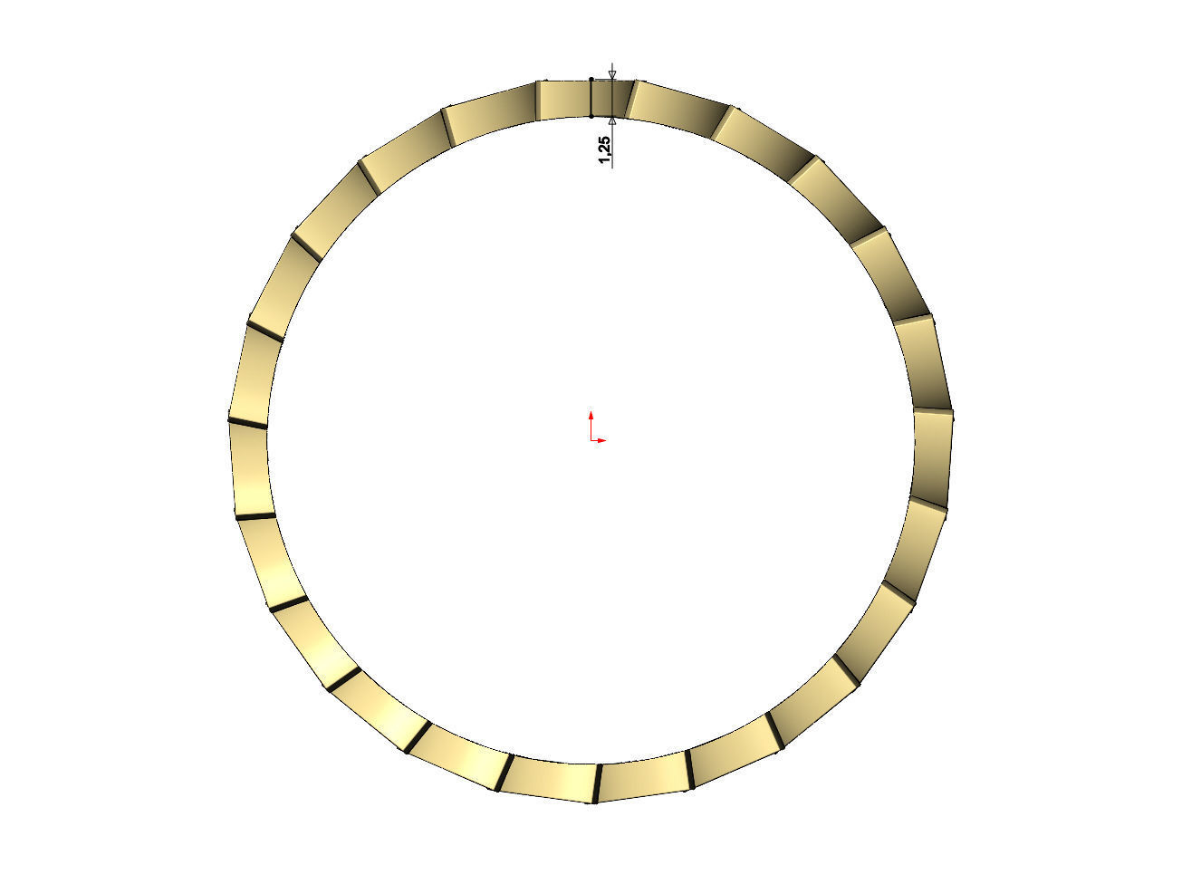 Tilted eternity leaf motif band size 5to13 3D print model_5