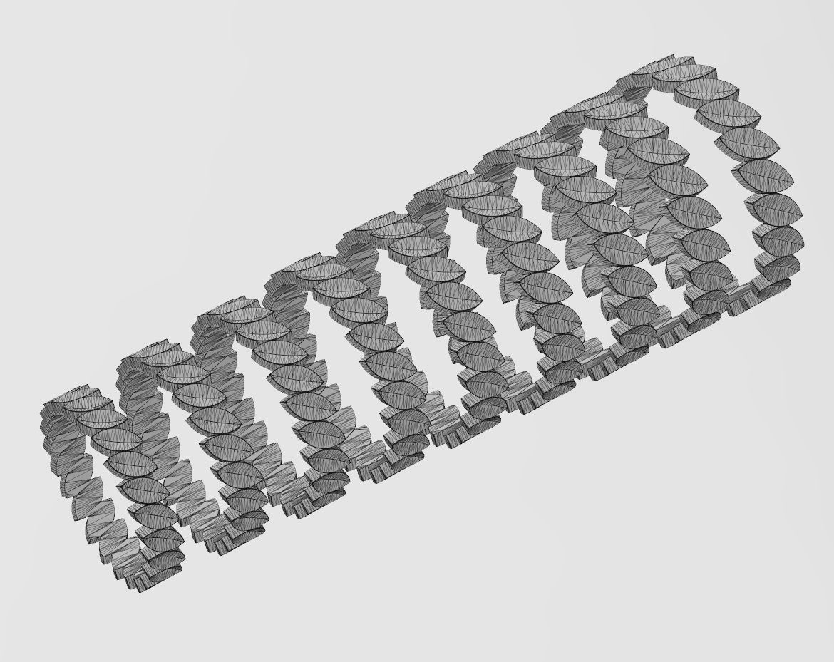 Tilted eternity leaf motif band size 5to13 3D print model_11