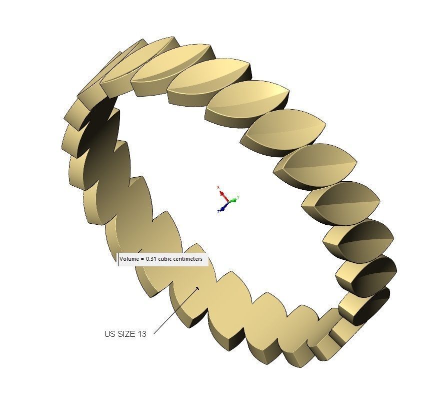 Tilted eternity leaf motif band size 5to13 3D print model_10