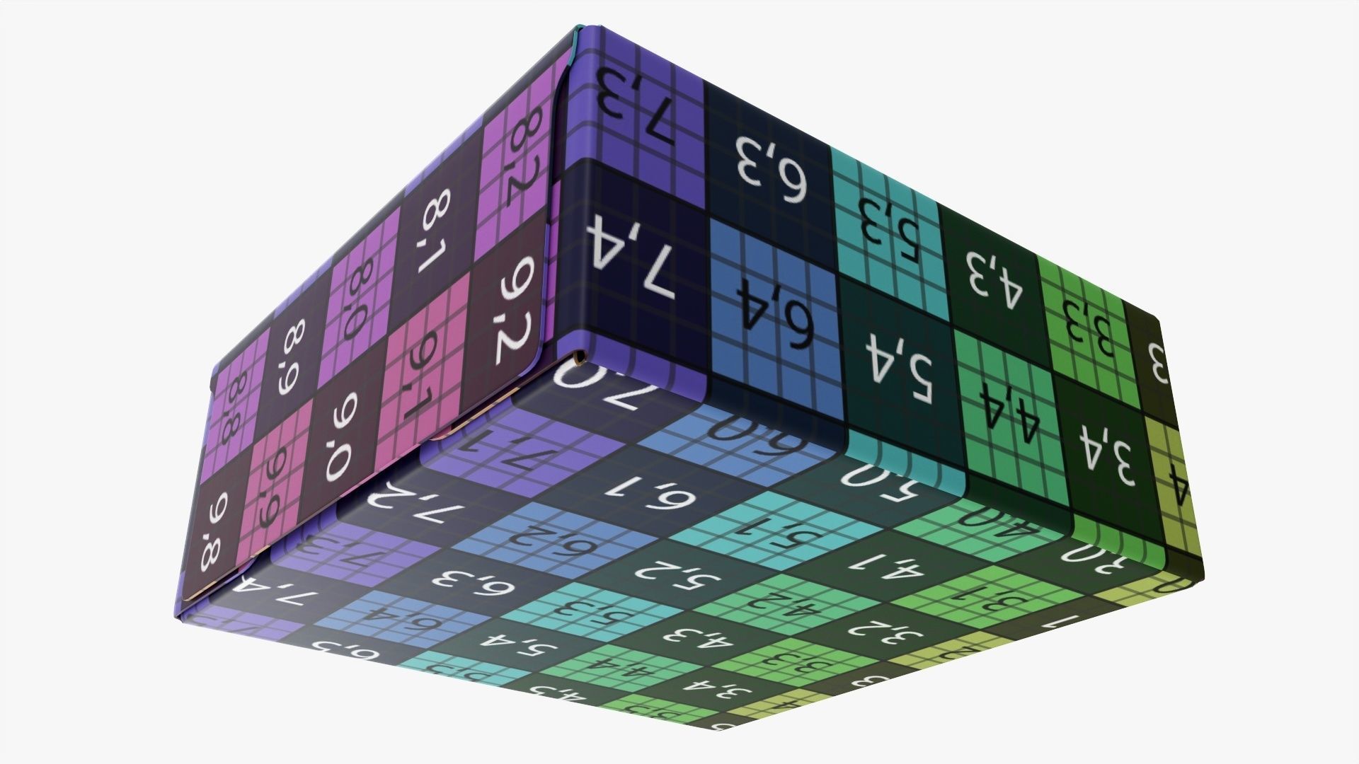 Cardboard box 04 3D model_11