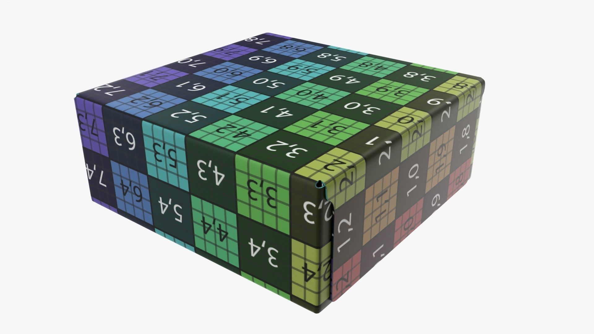 Cardboard box 04 3D model_10