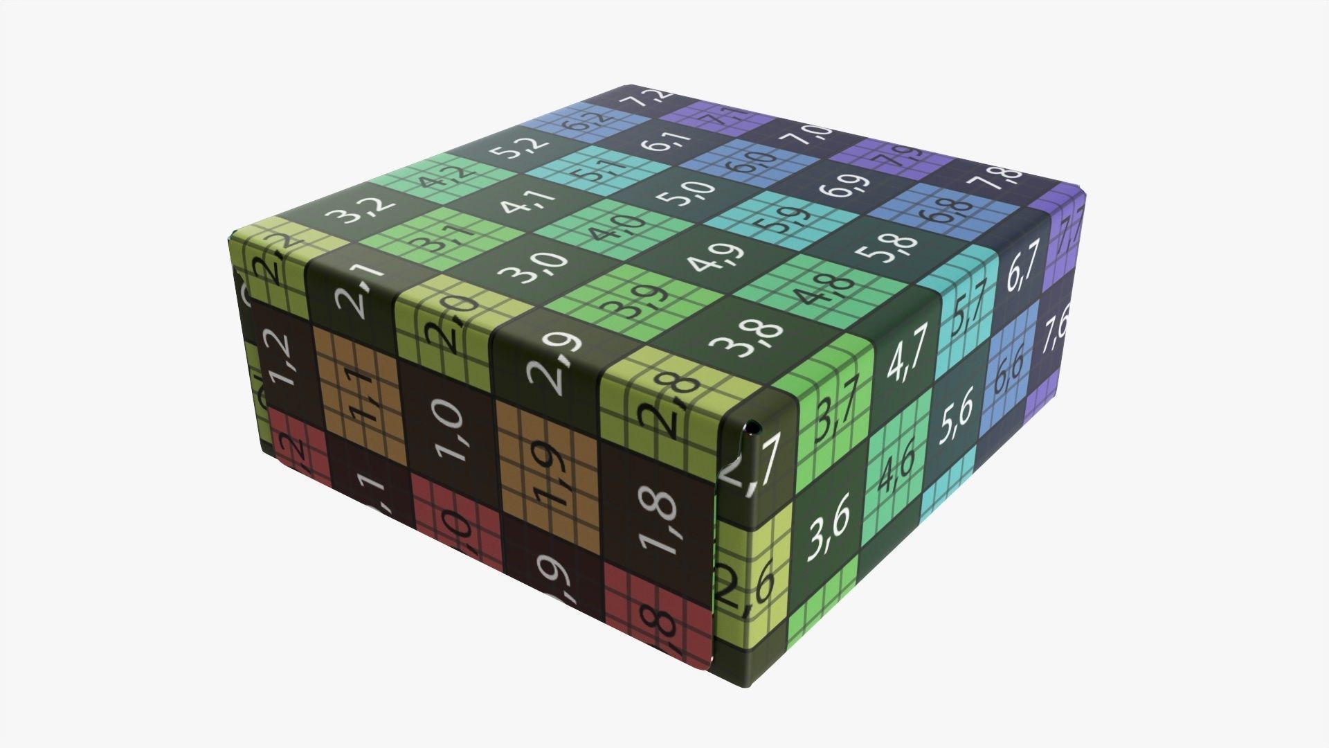 Cardboard box 04 3D model_9