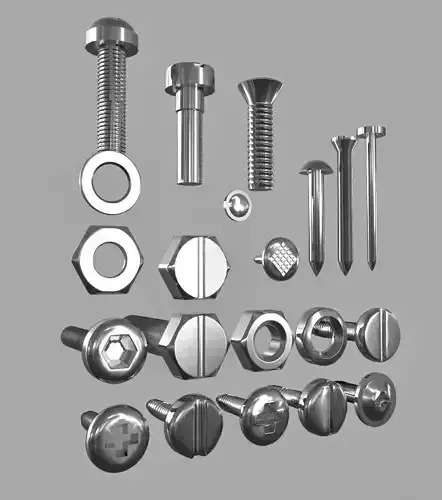 metal nut and bolt Pack