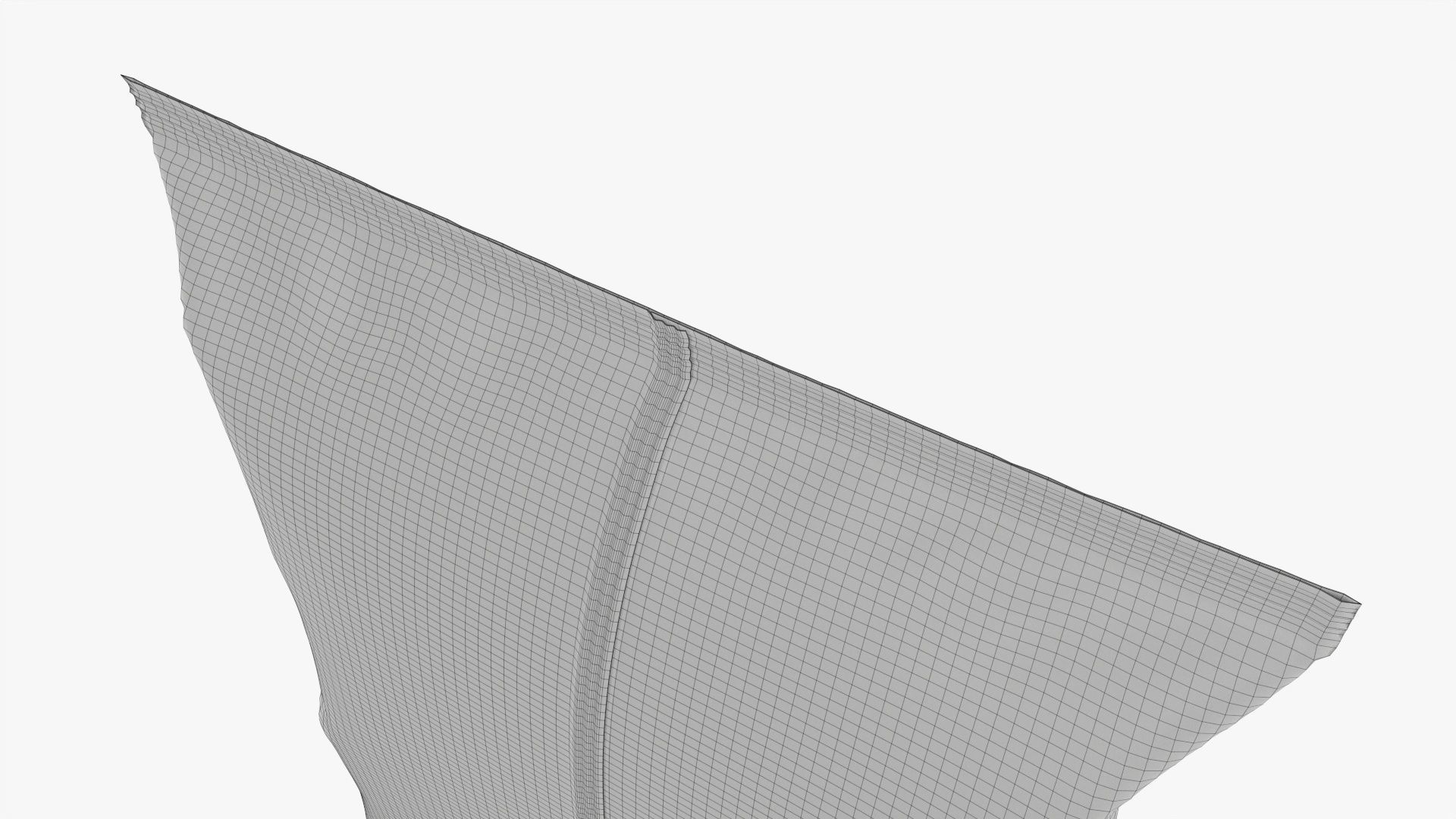 Potato chips package medium with folds 01 mockup 3D model_8