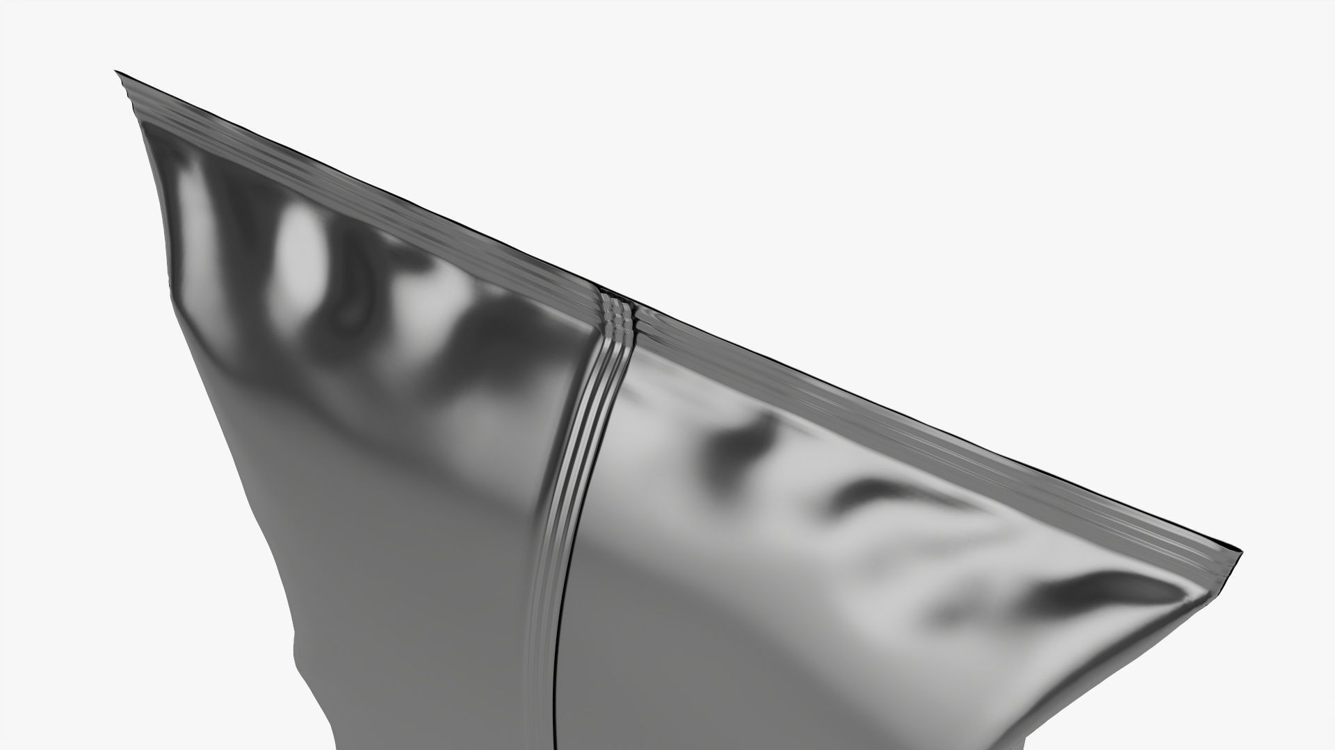 Potato chips package medium with folds 01 mockup 3D model_4