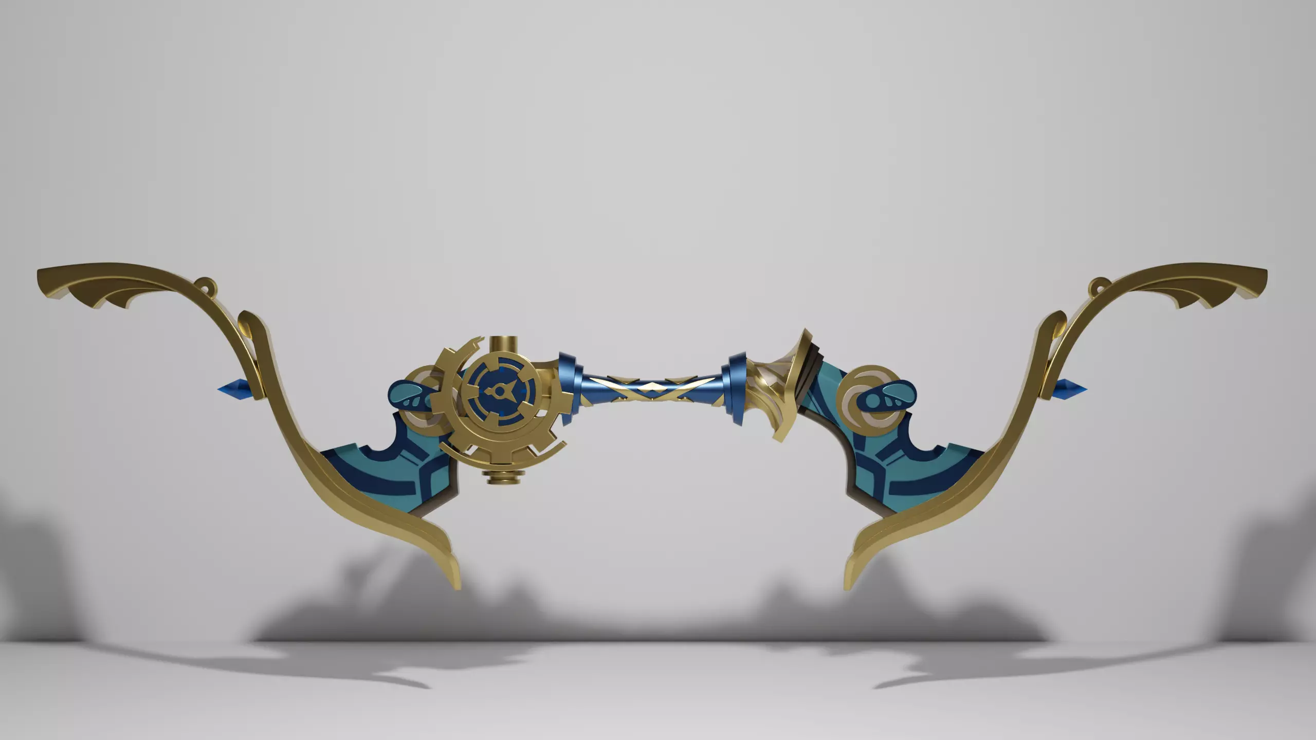 genshin impact Compound Bow 3D print model_0