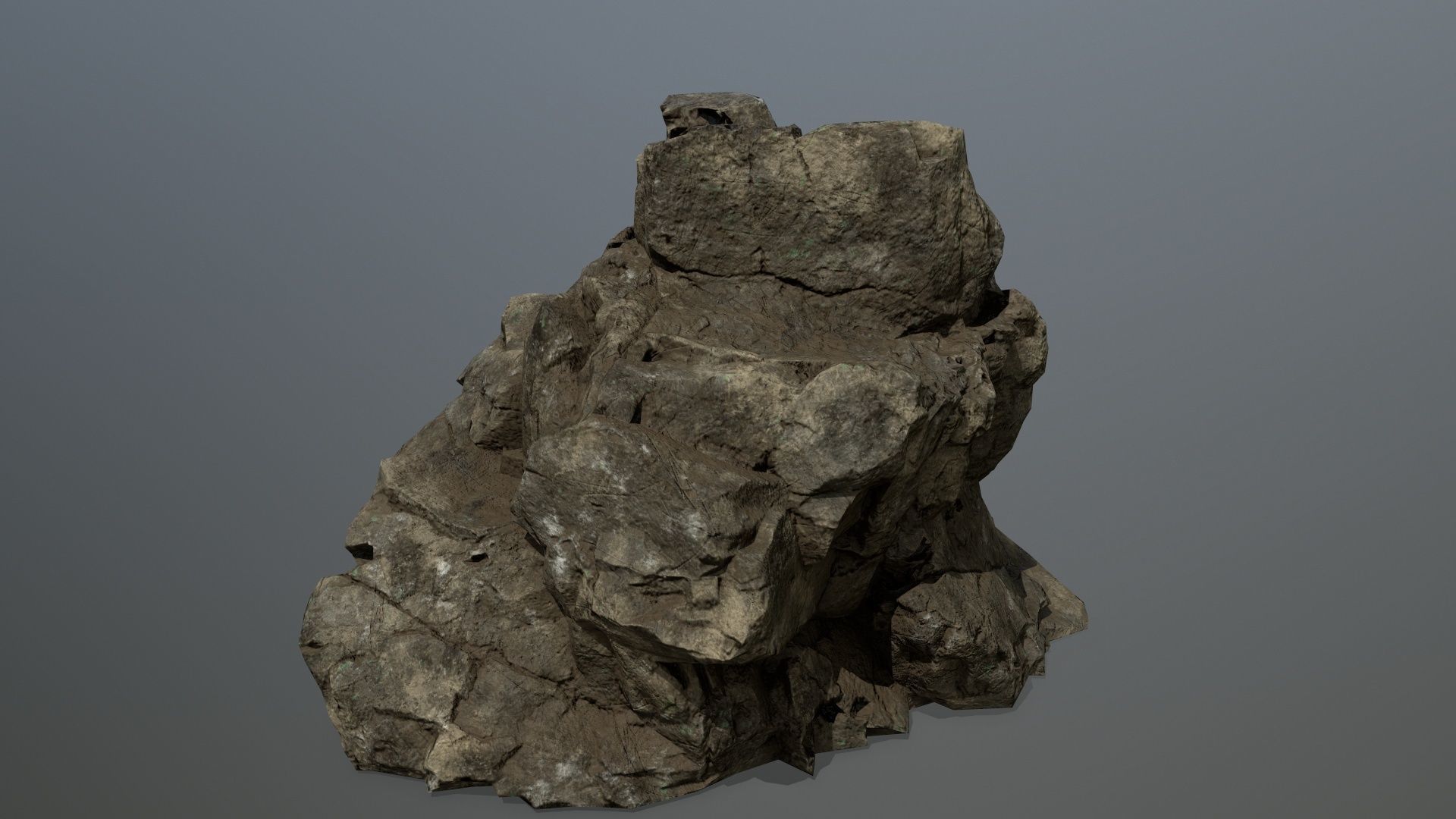 rocks rock Low-poly 3D model_7