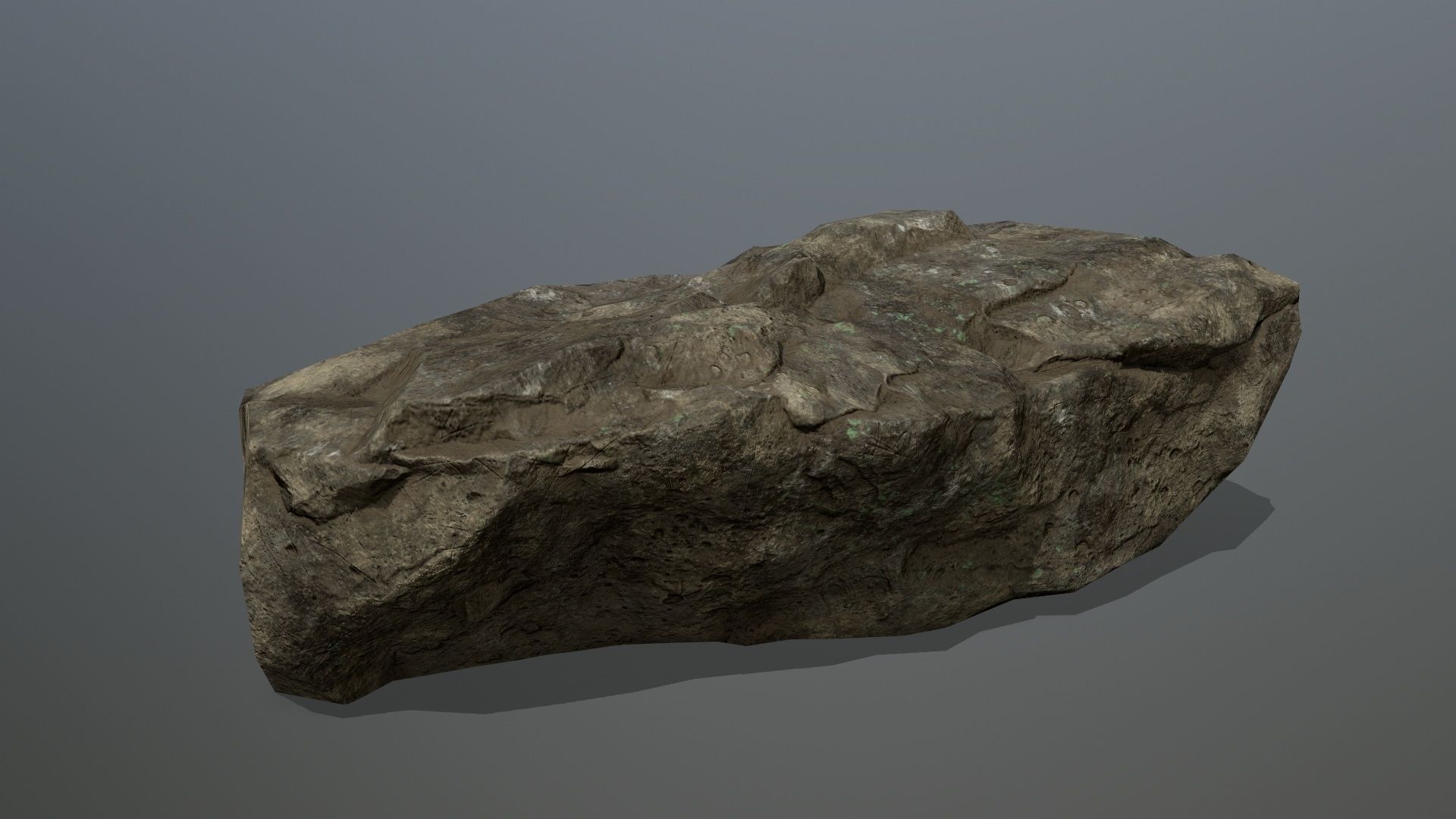 rocks rock Low-poly 3D model_10