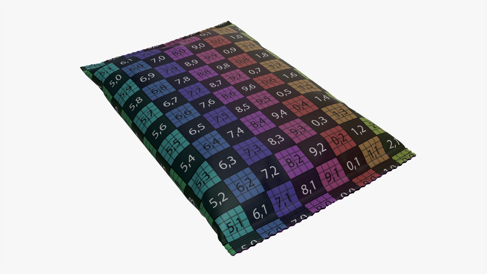 Large snack package mockup 01 3D model_8