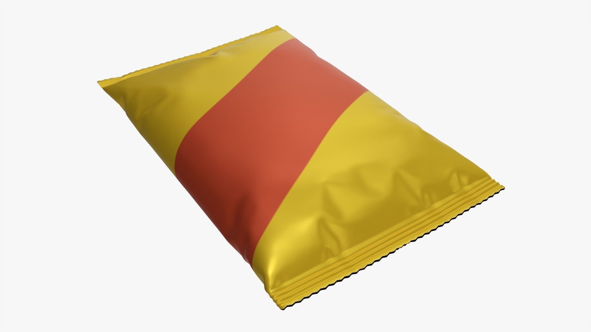 Large snack package mockup 01 3D model_1