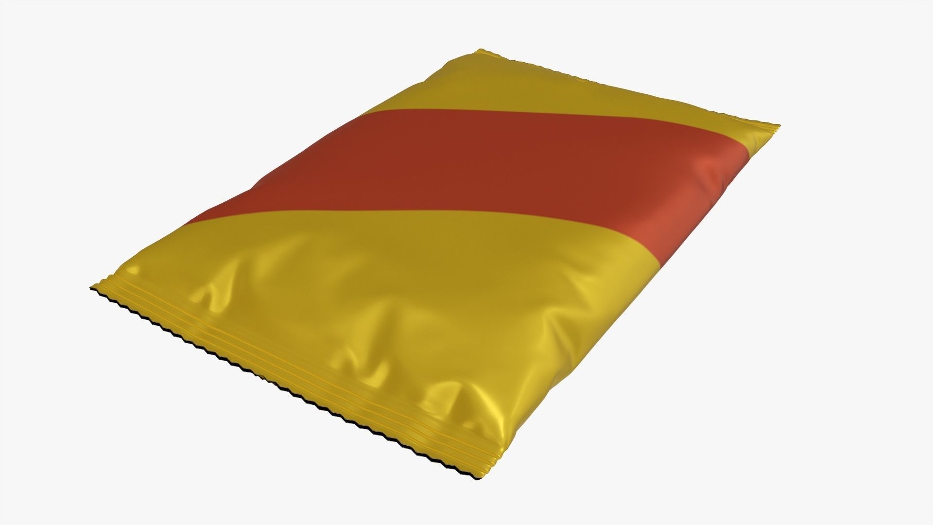 Large snack package mockup 01 3D model_2