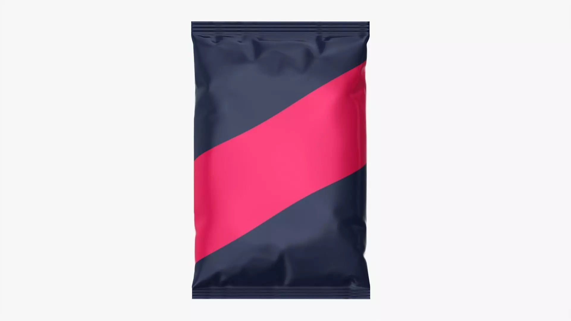 Large snack package mockup 02 3D model_0