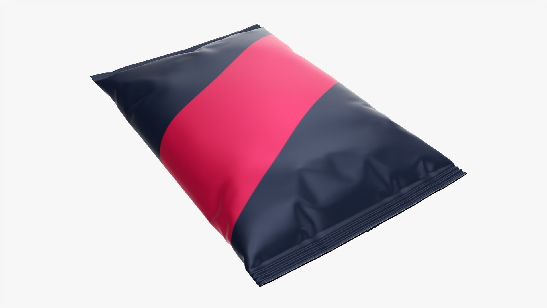 Large snack package mockup 02 3D model_1