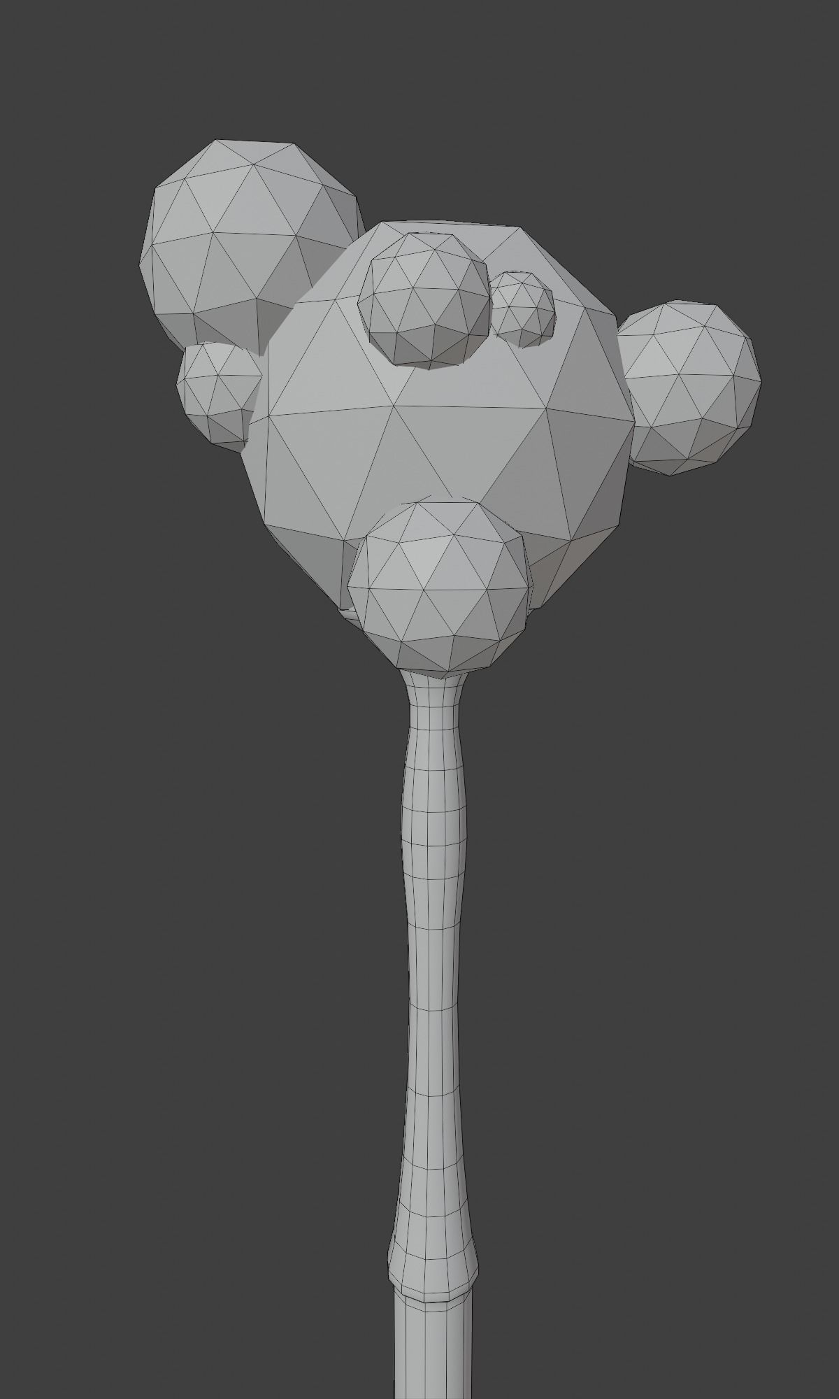 Ico Staff Low-poly 3D model_9