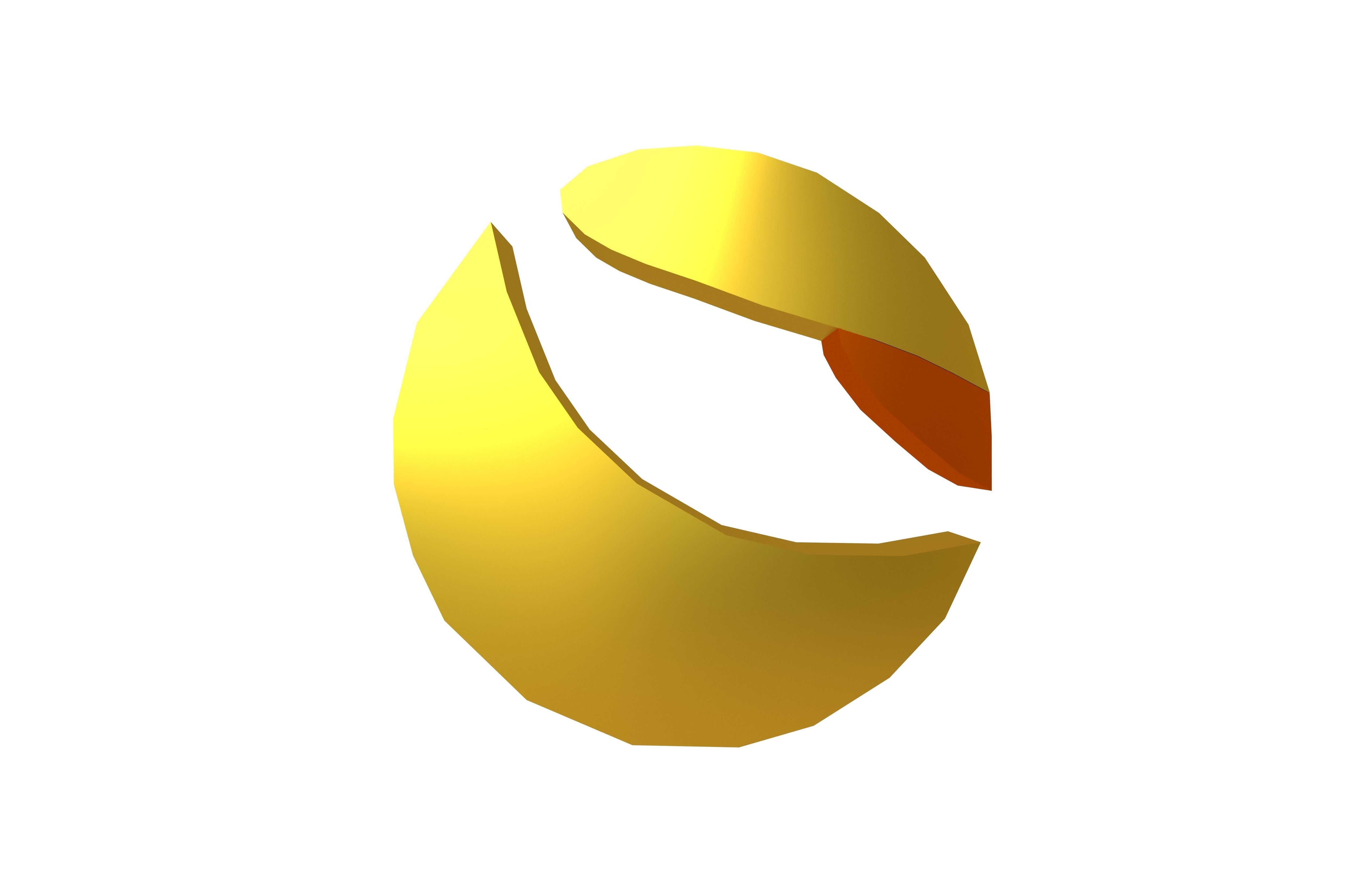 Terra Coin v1 003 Low-poly 3D model_1