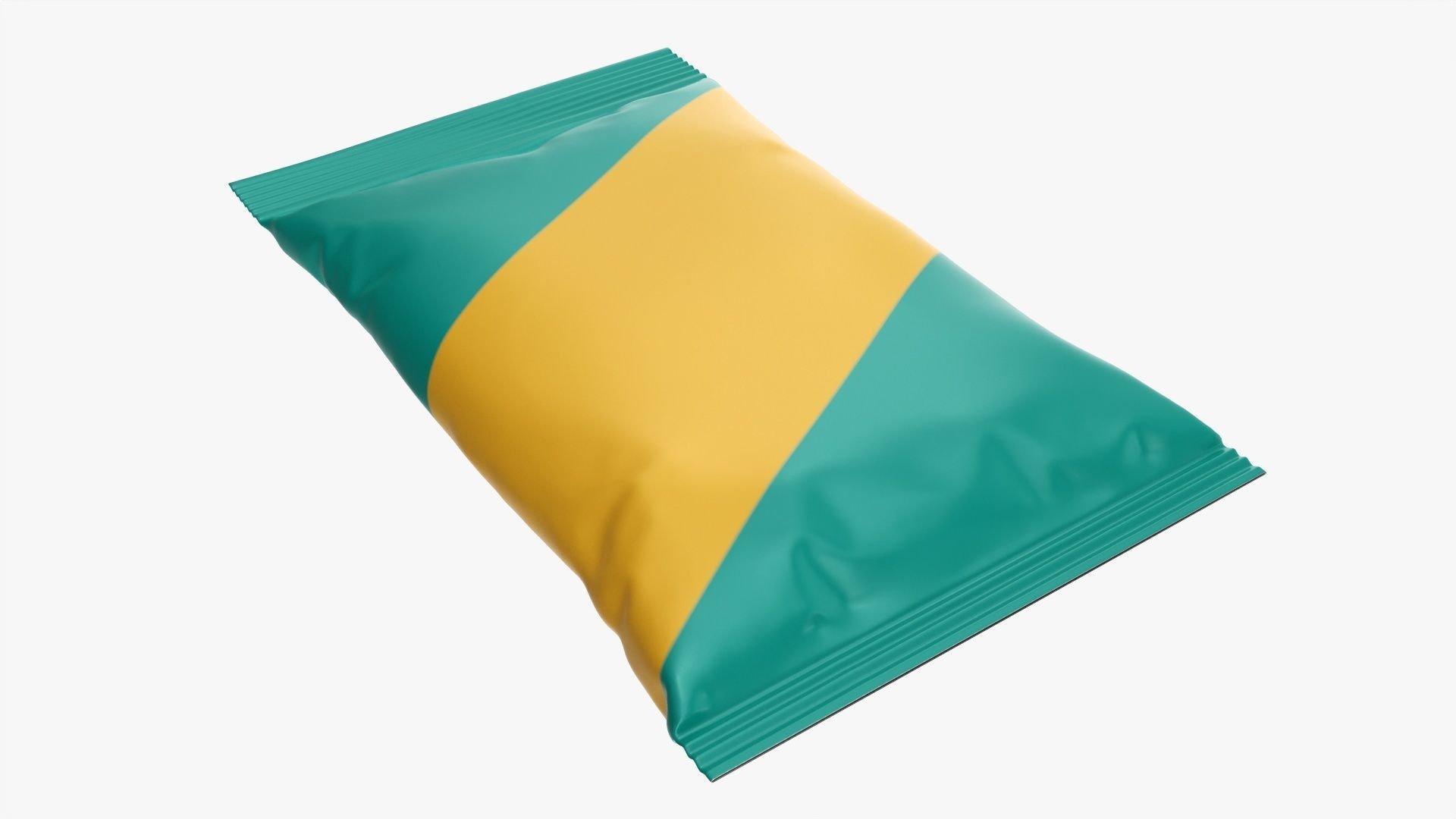 Small snack package mockup 03 3D model_1