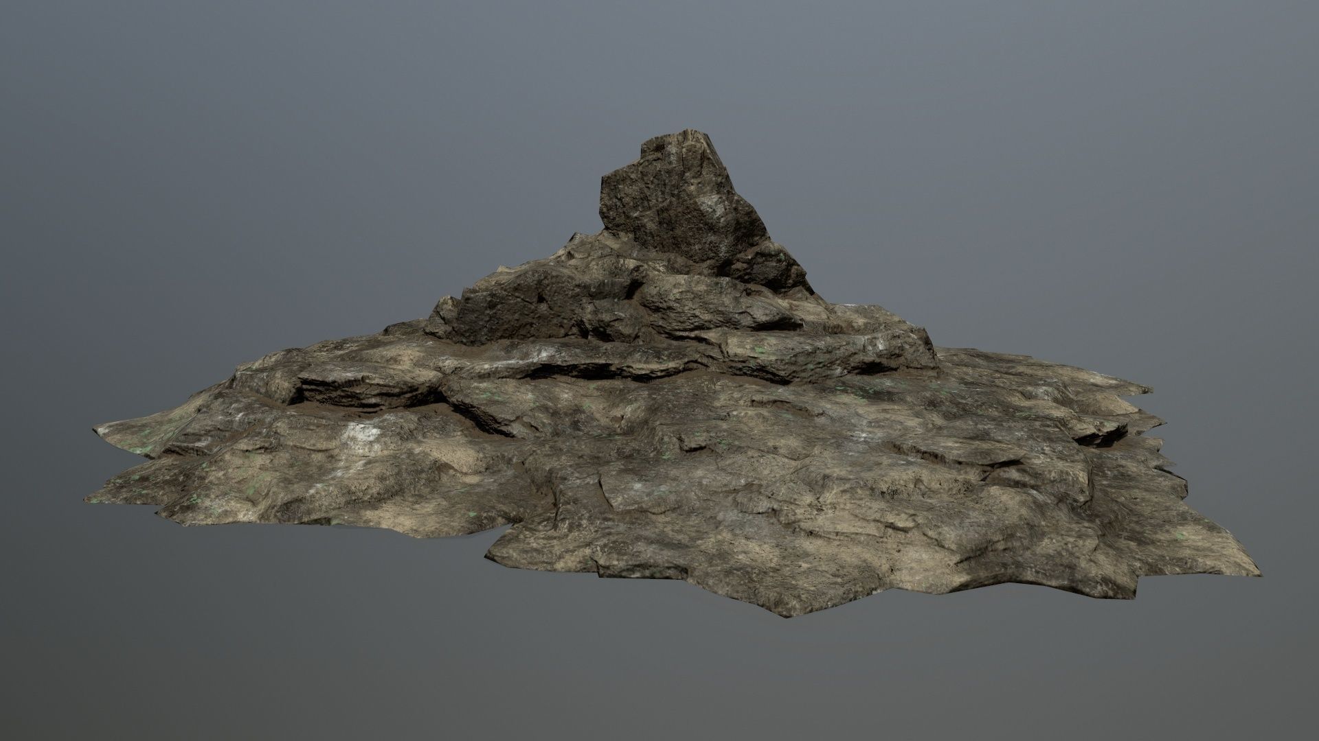 rocks rock Low-poly 3D model_7