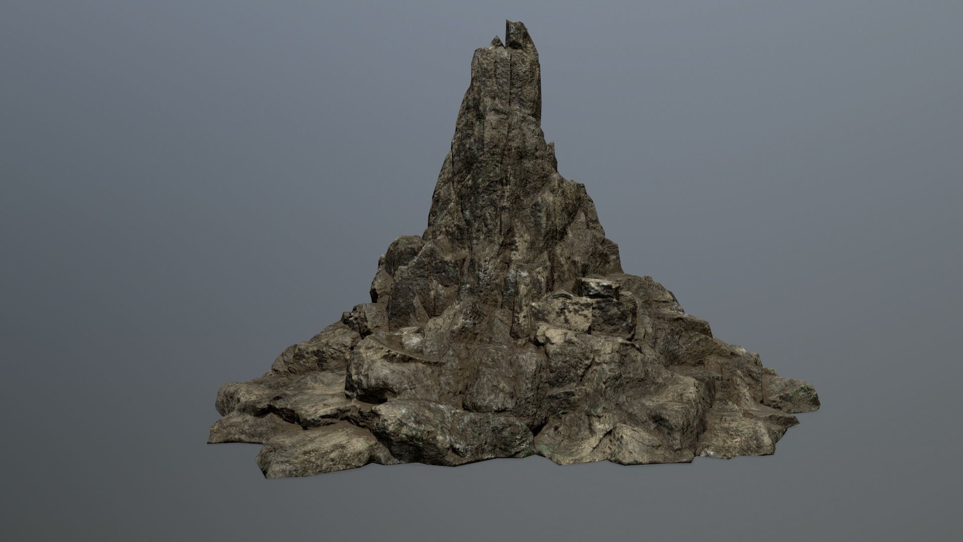 rocks rock Low-poly 3D model_5
