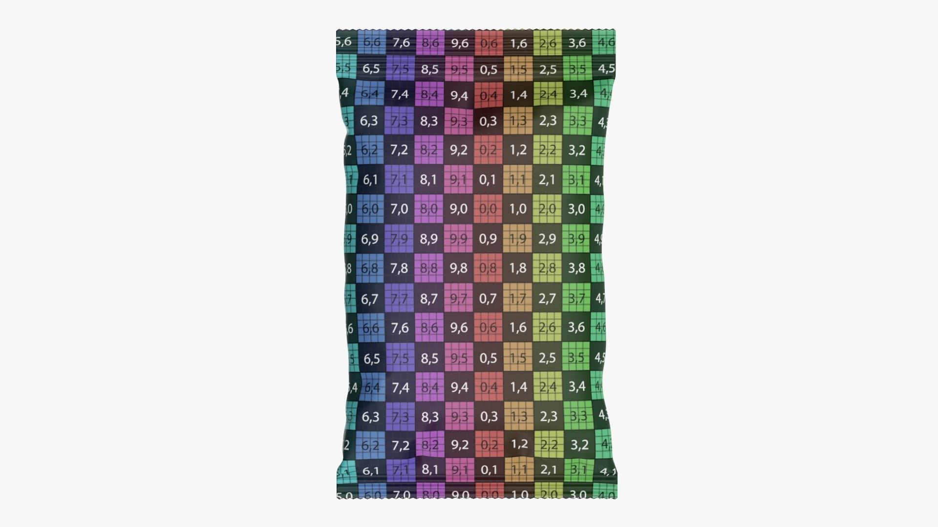 Small snack package mockup 04 3D model_11