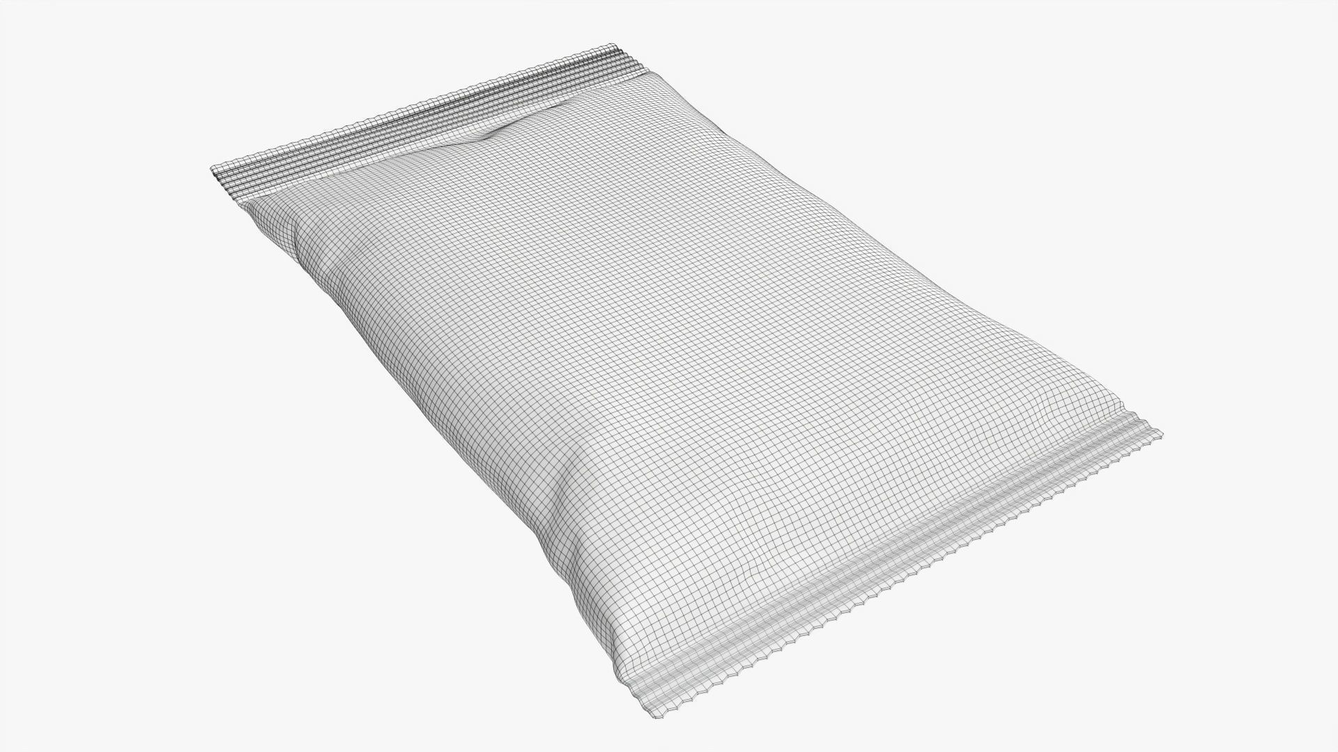 Small snack package mockup 04 3D model_6
