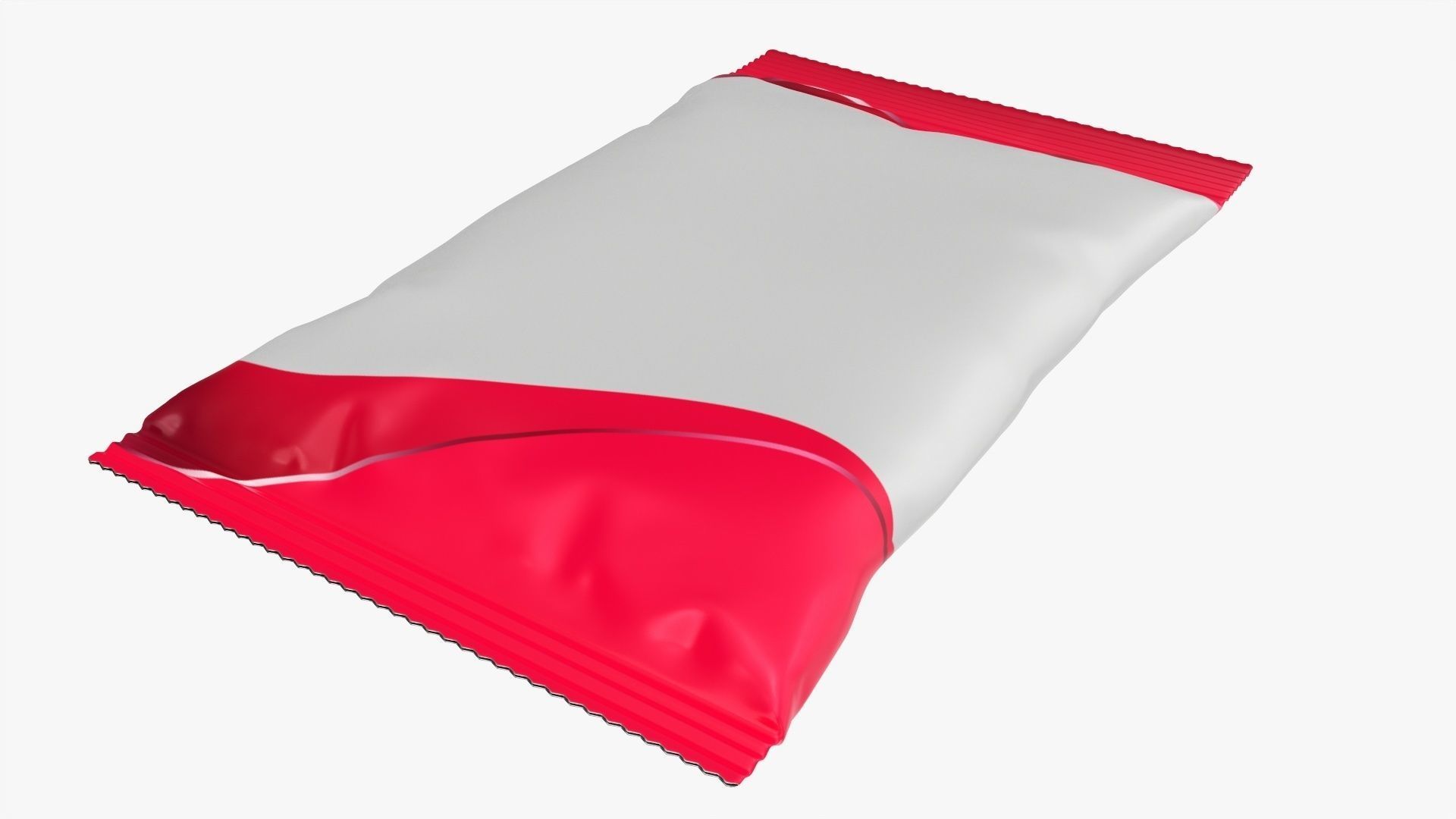 Small snack package mockup 04 3D model_2